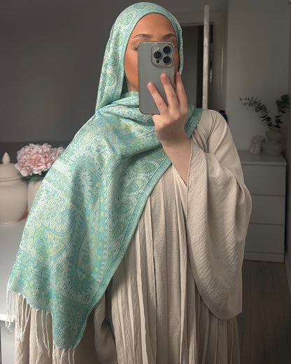 Pistachio Dream – Premium Pashmina Hijab