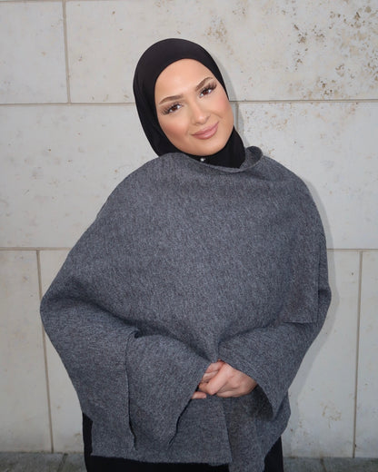 Smoky Grey – Asymmetric Jacket