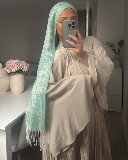 Pistachio Dream – Premium Pashmina Hijab