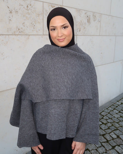 Smoky Grey – Asymmetric Jacket