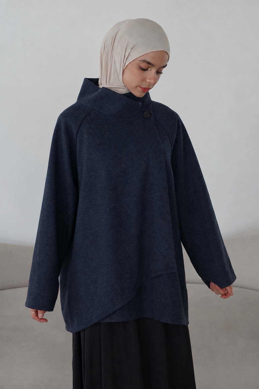 Asymmetrische Jacke