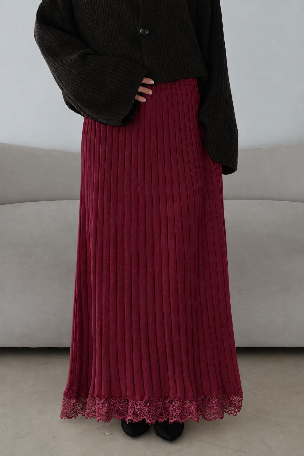 Cozy Spitzenrock