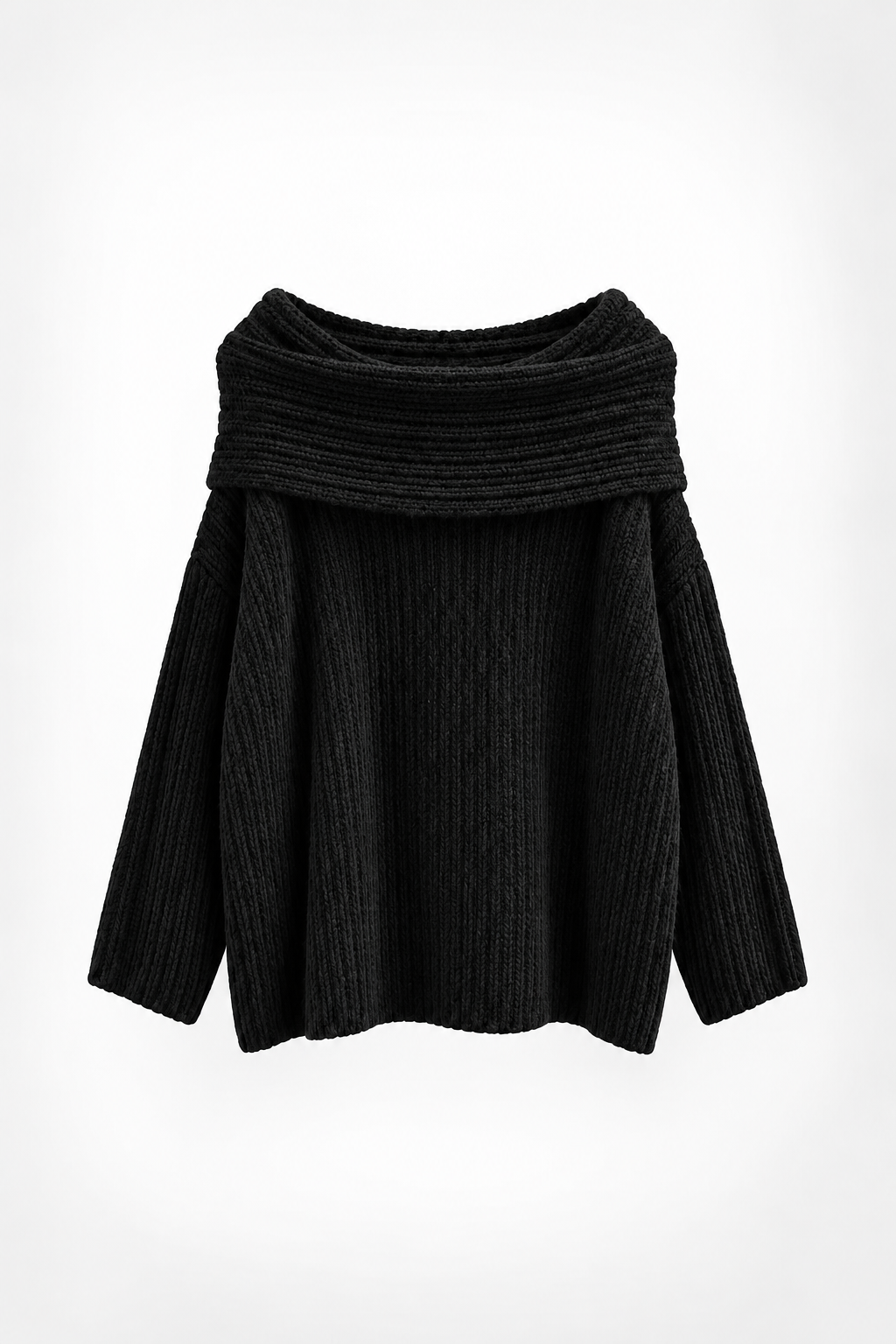 Off-Shoulder-Strickpullover