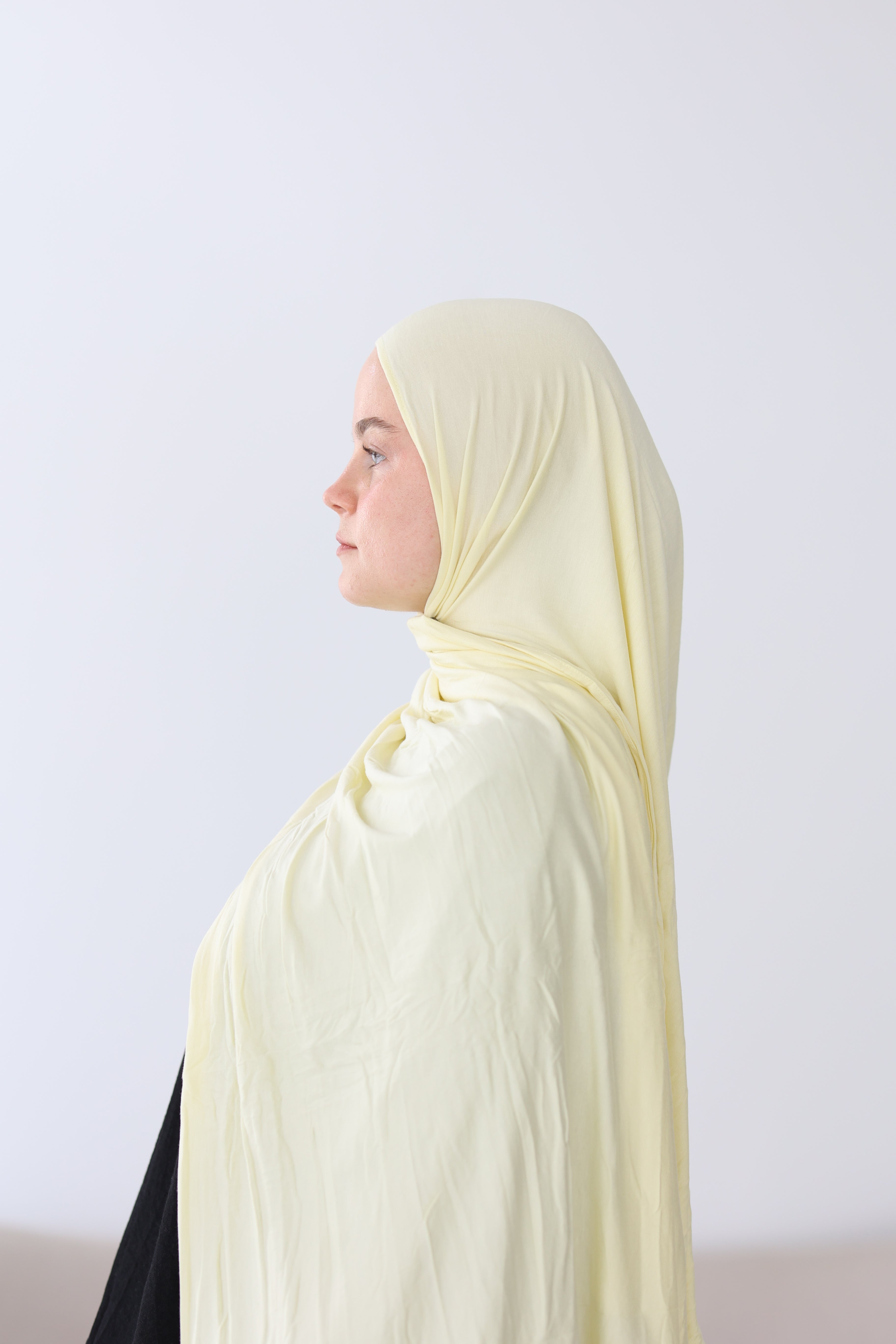 Premium Jersey in Butter Yellow