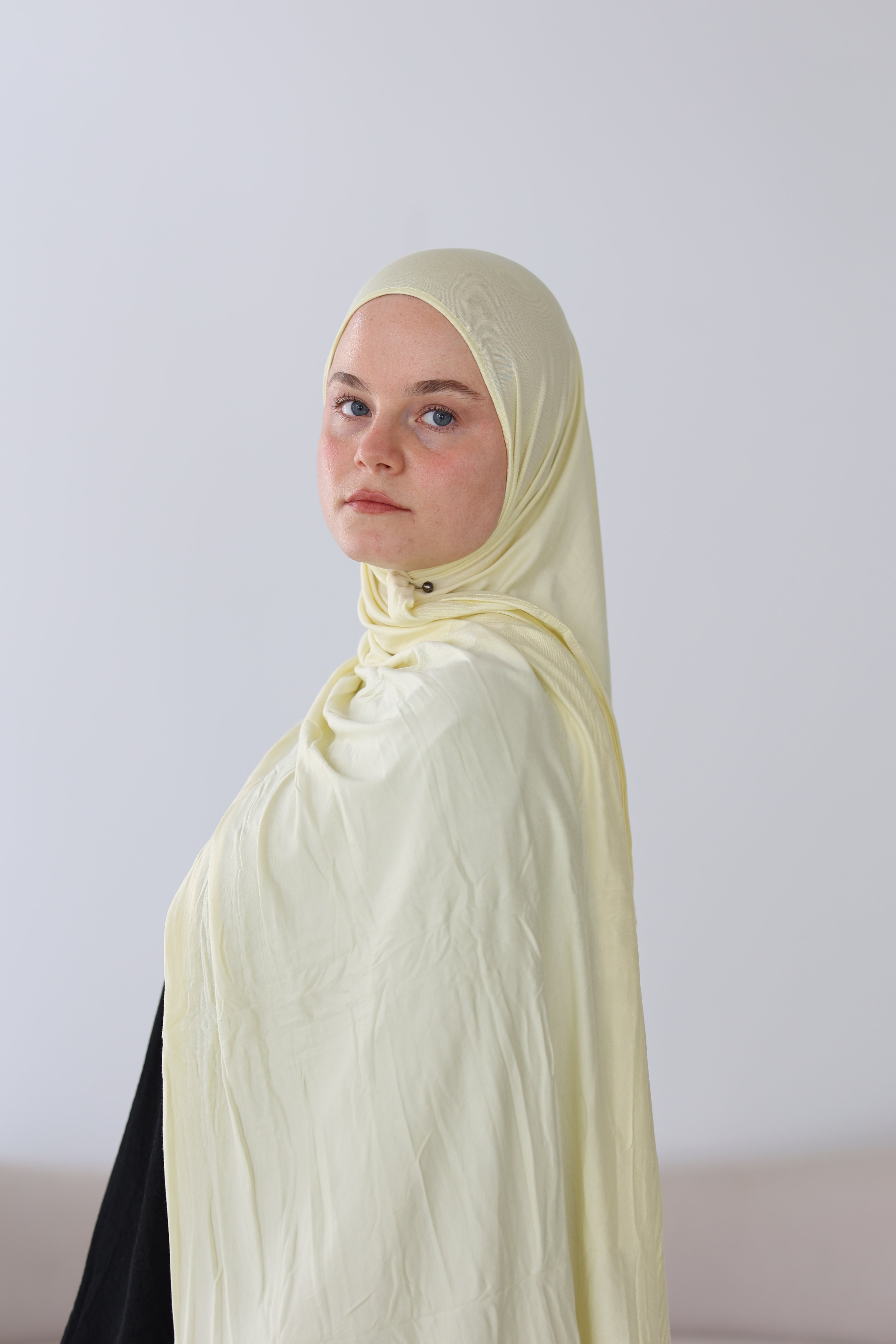Premium Jersey in Butter Yellow