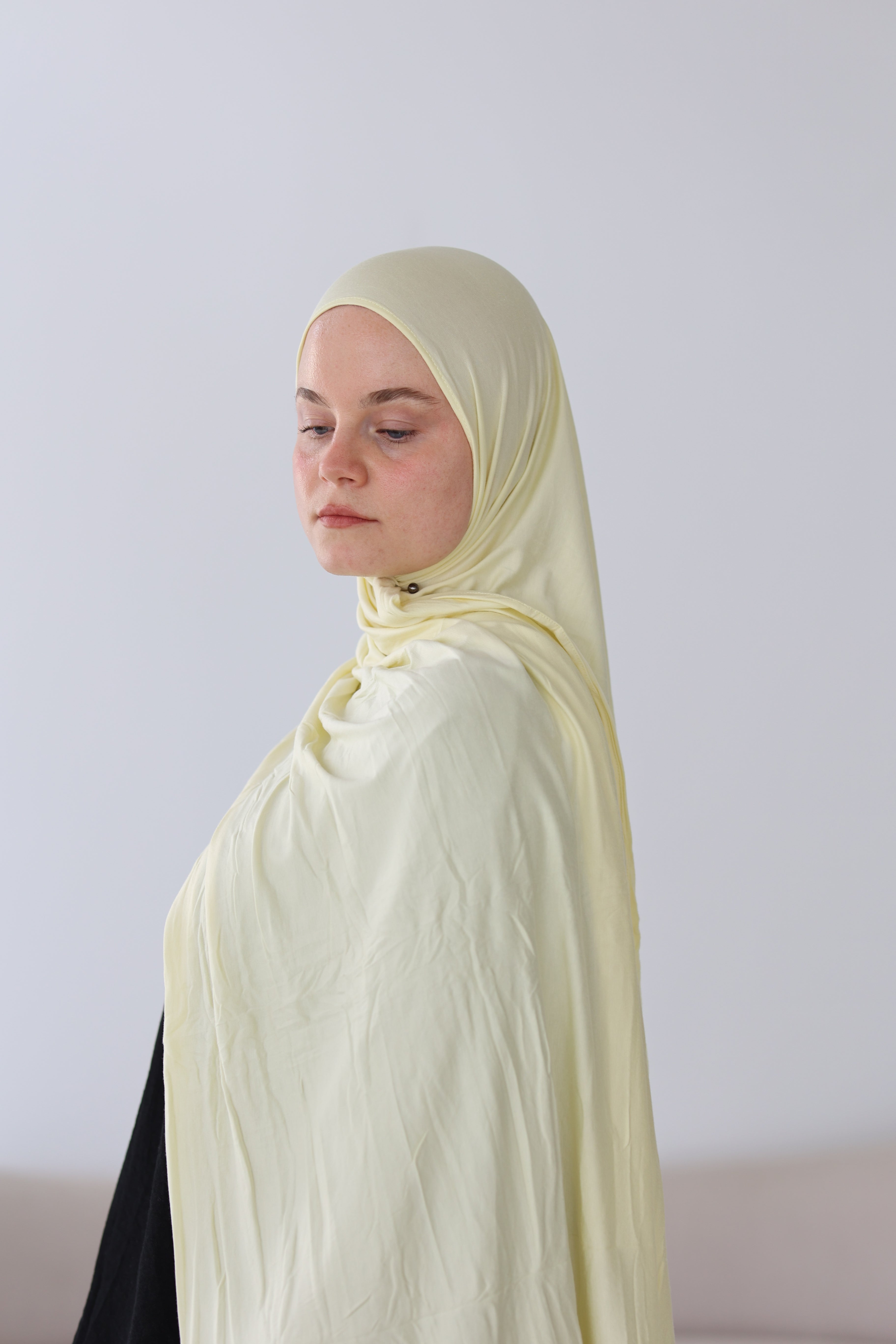 Premium Jersey in Butter Yellow