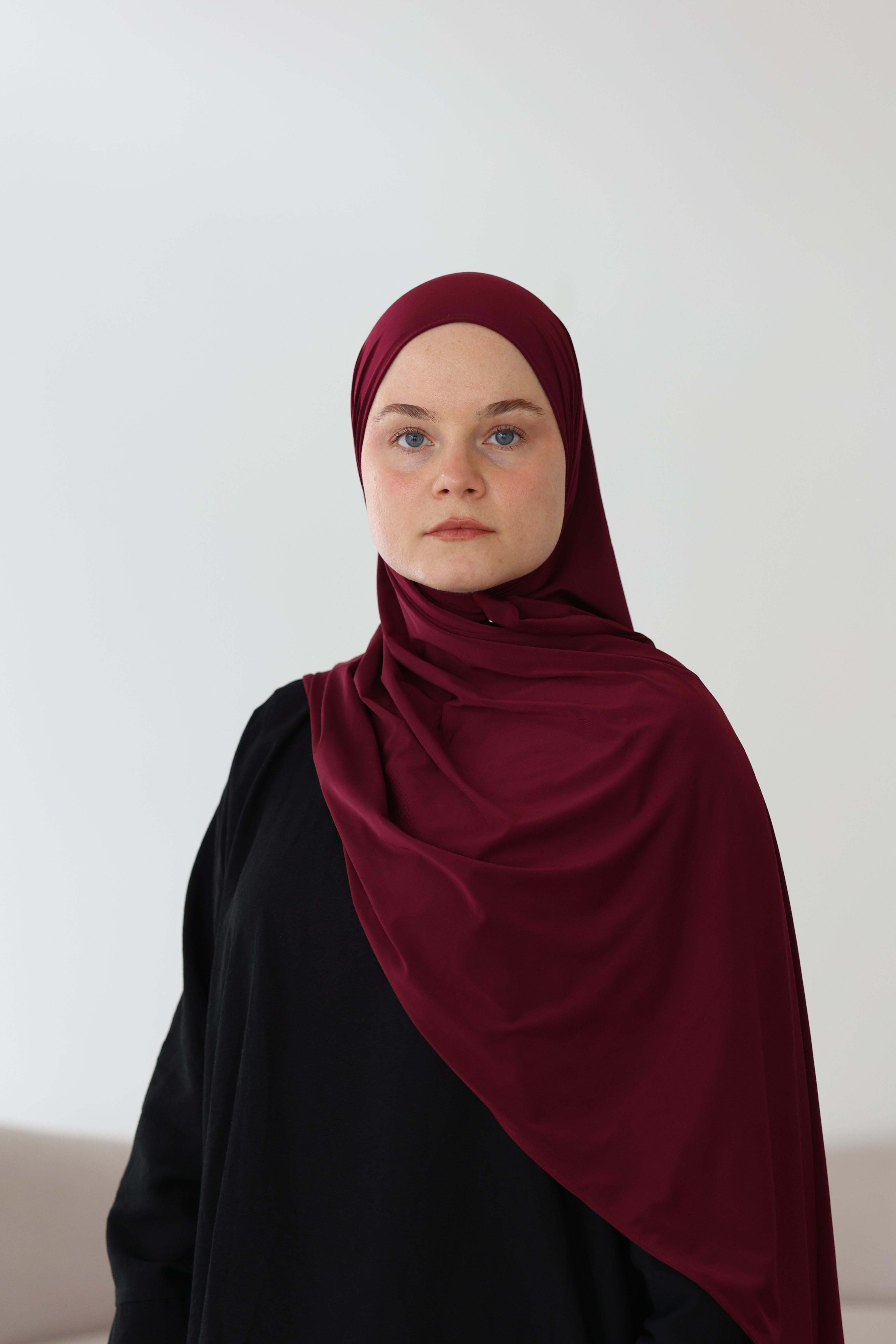 Liquid Jersey in Dark Cherry