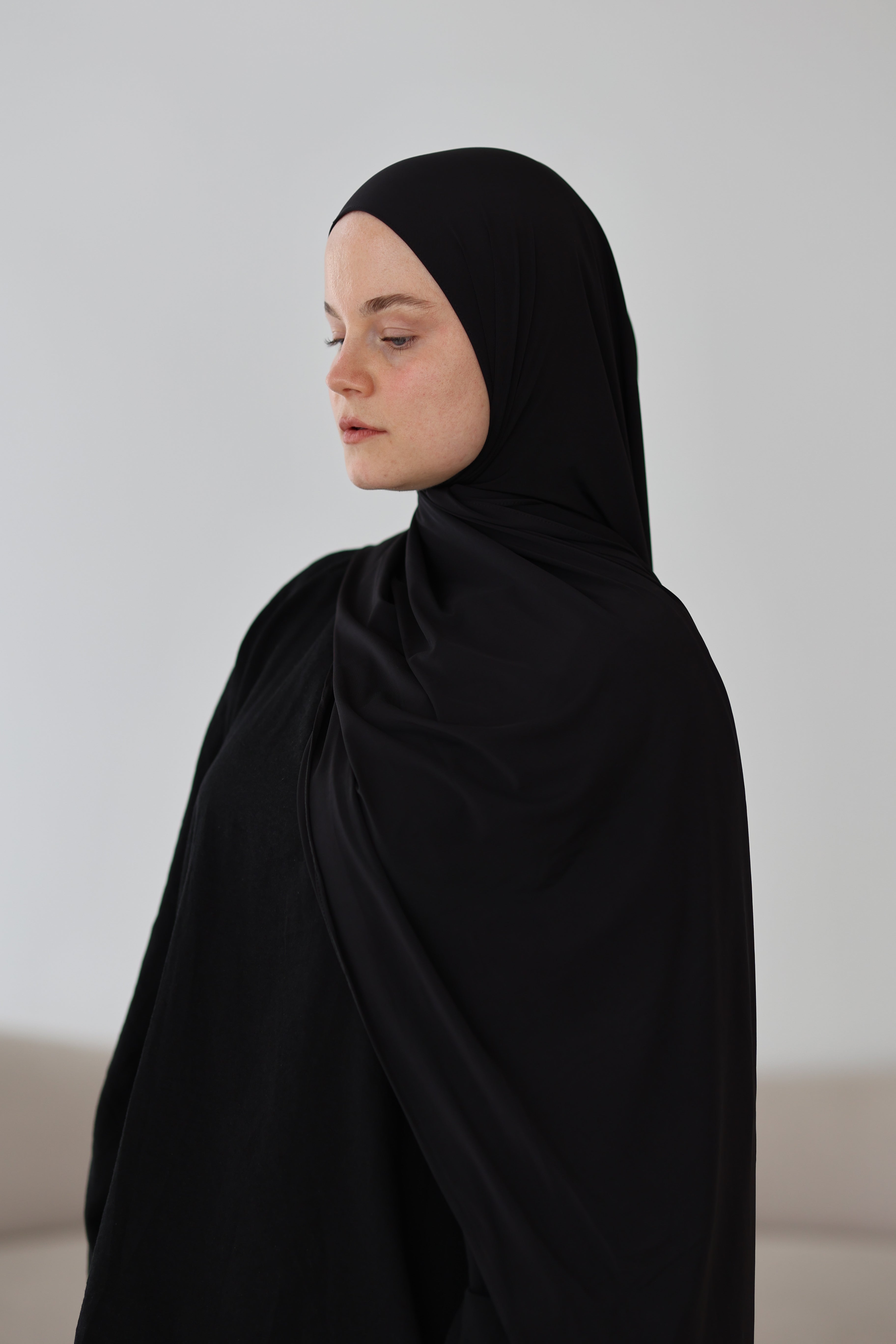 Liquid Jersey in Schwarz
