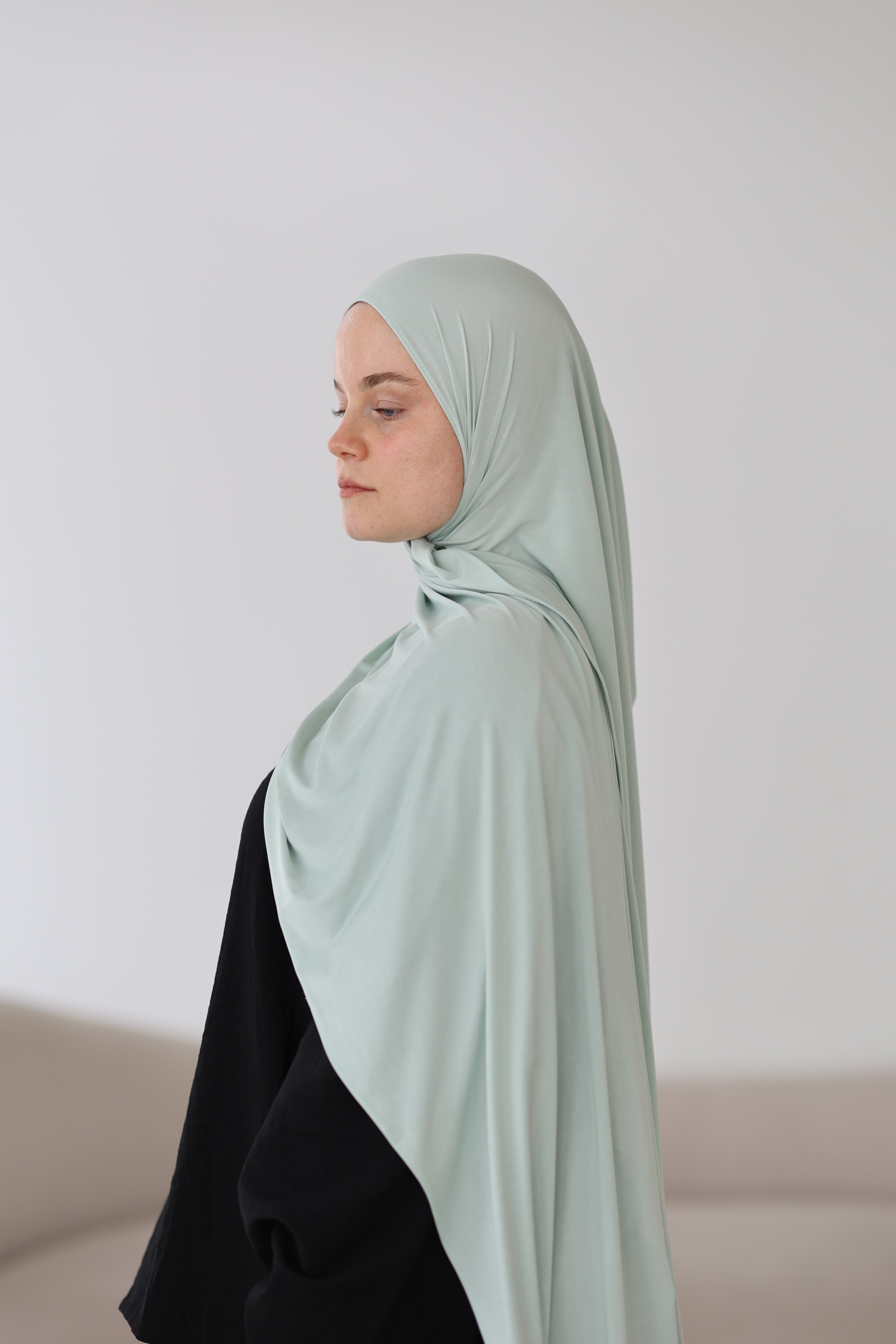 Liquid Jersey in Minty