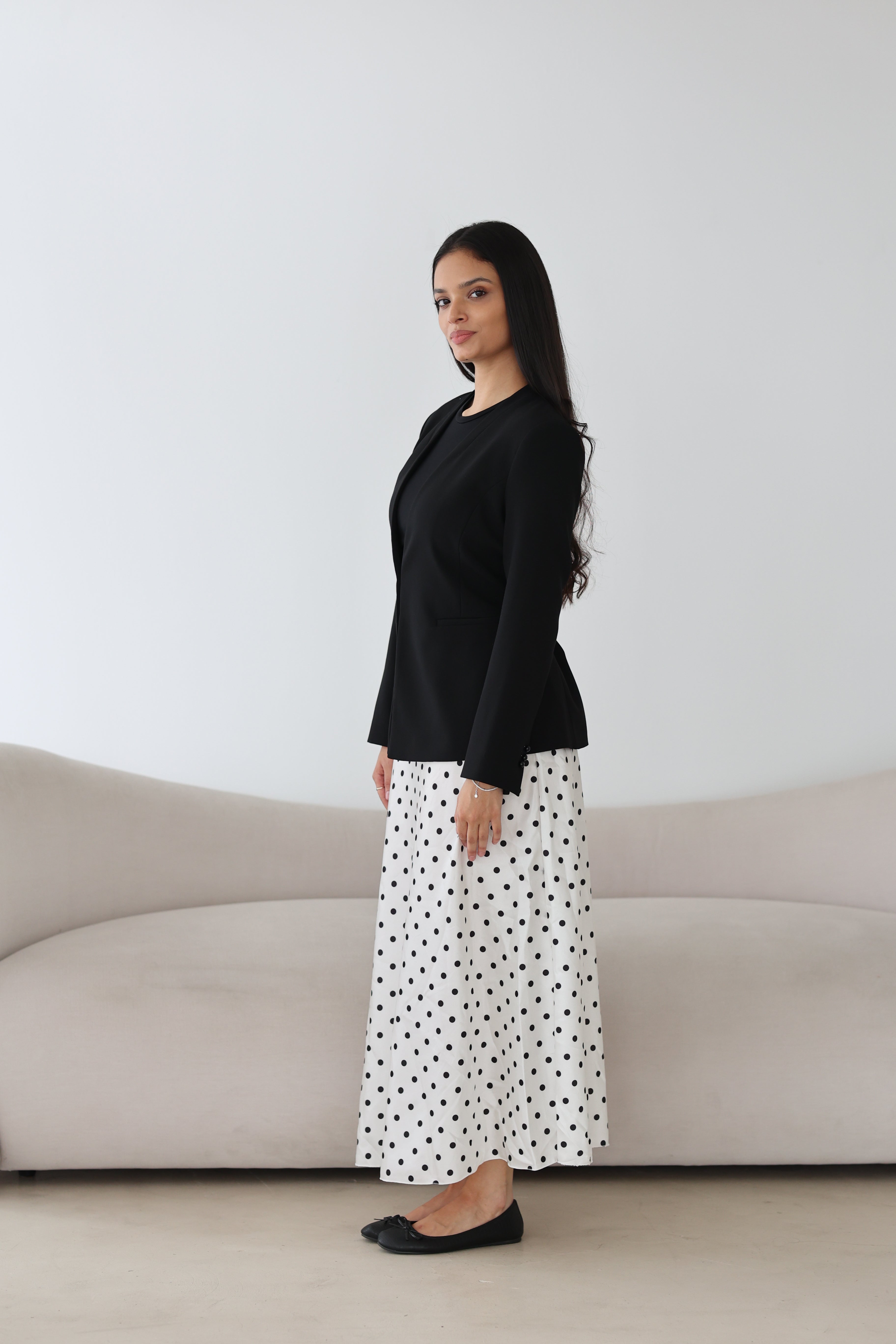 Polka Dot Satinrock