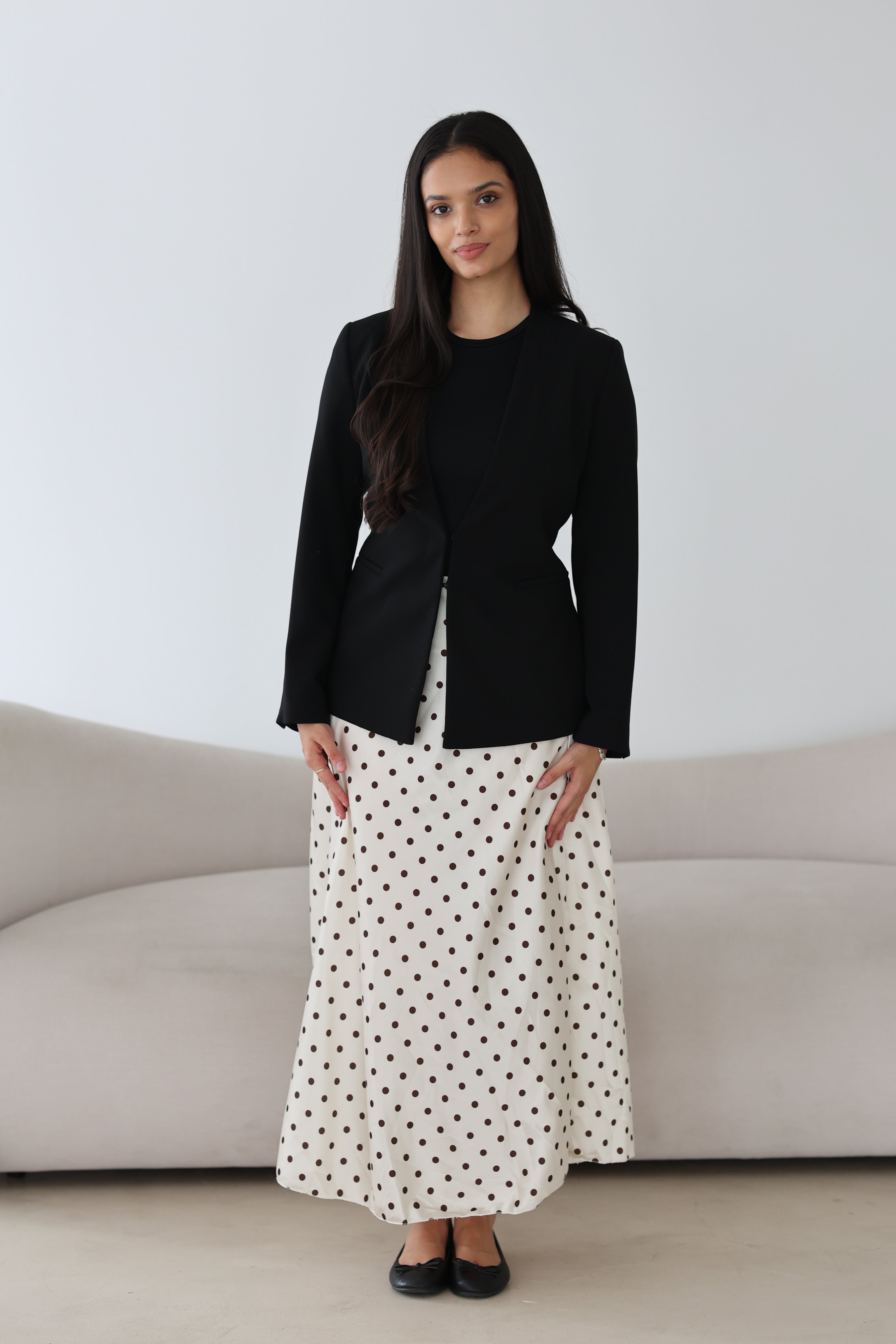 Polka Dot Satinrock