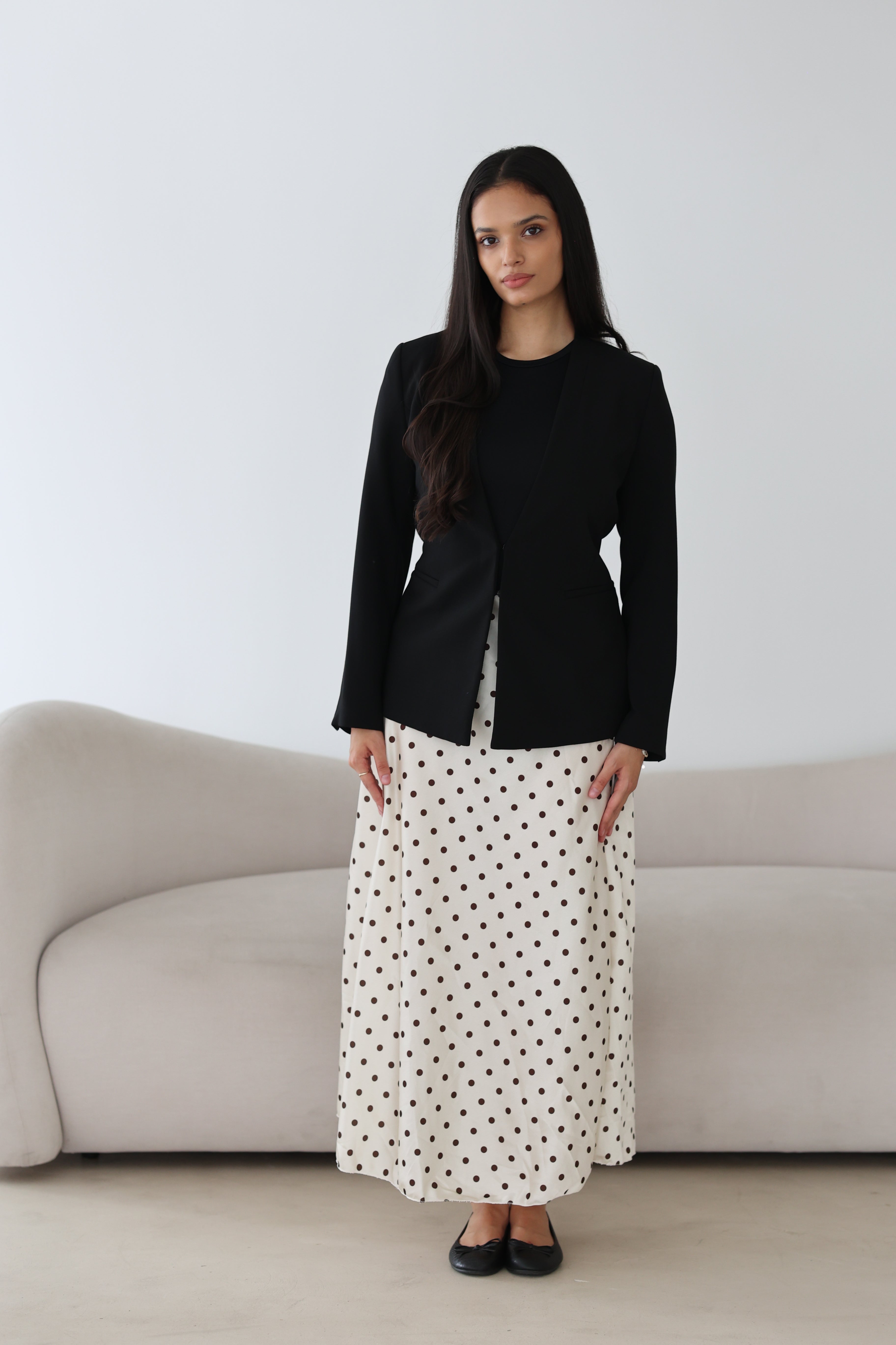 Polka Dot Satinrock