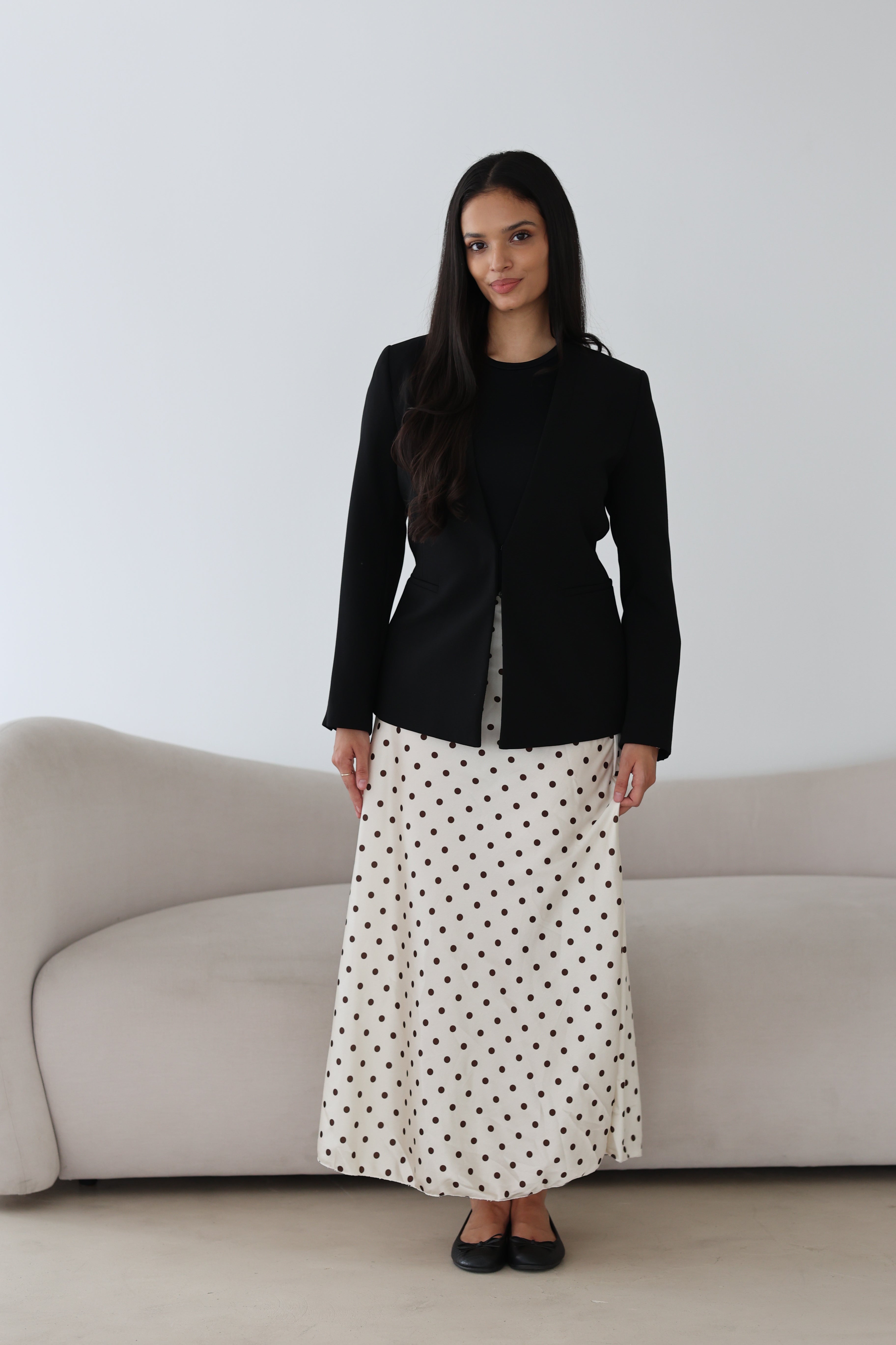 Polka Dot Satinrock