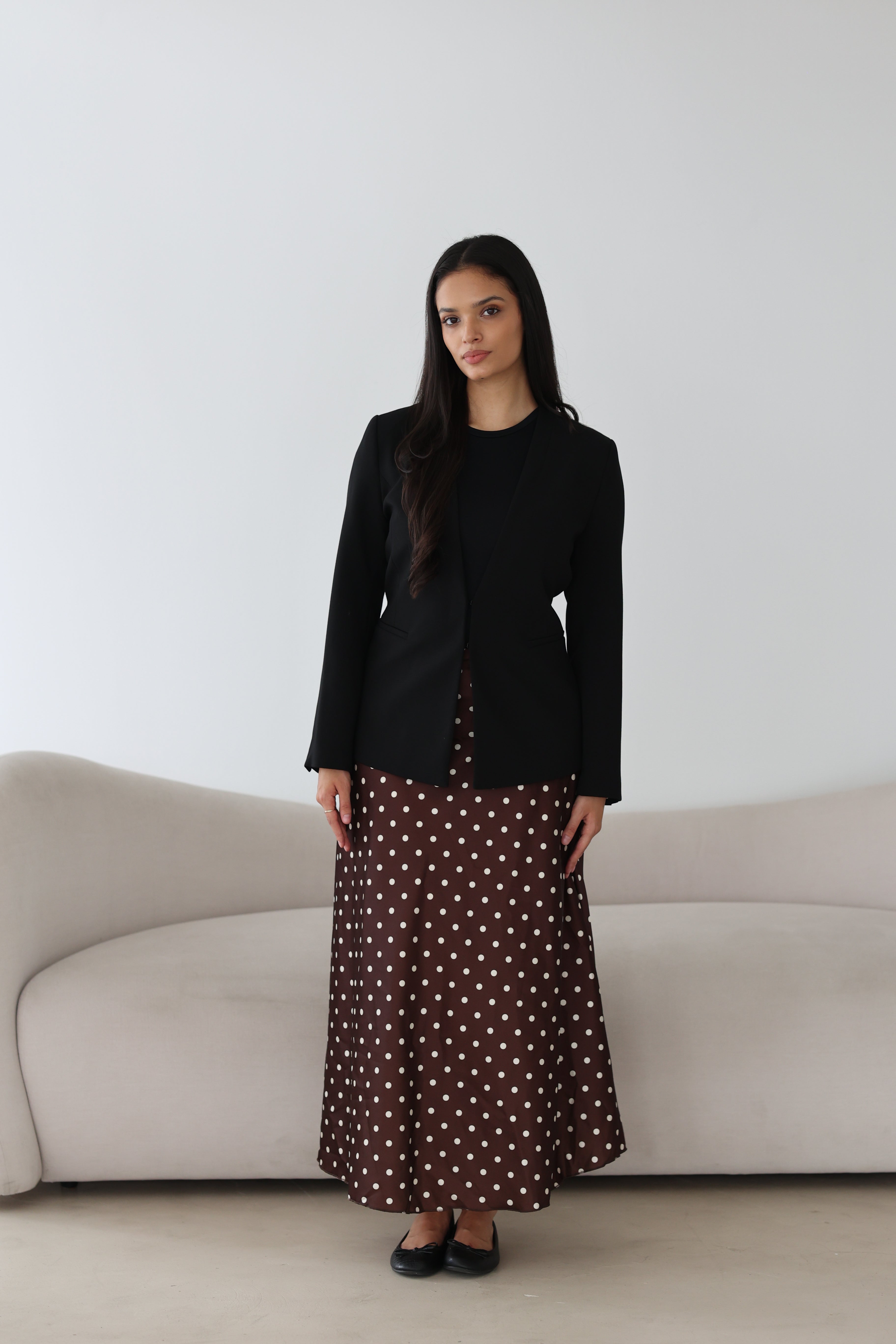 Polka Dot Satinrock