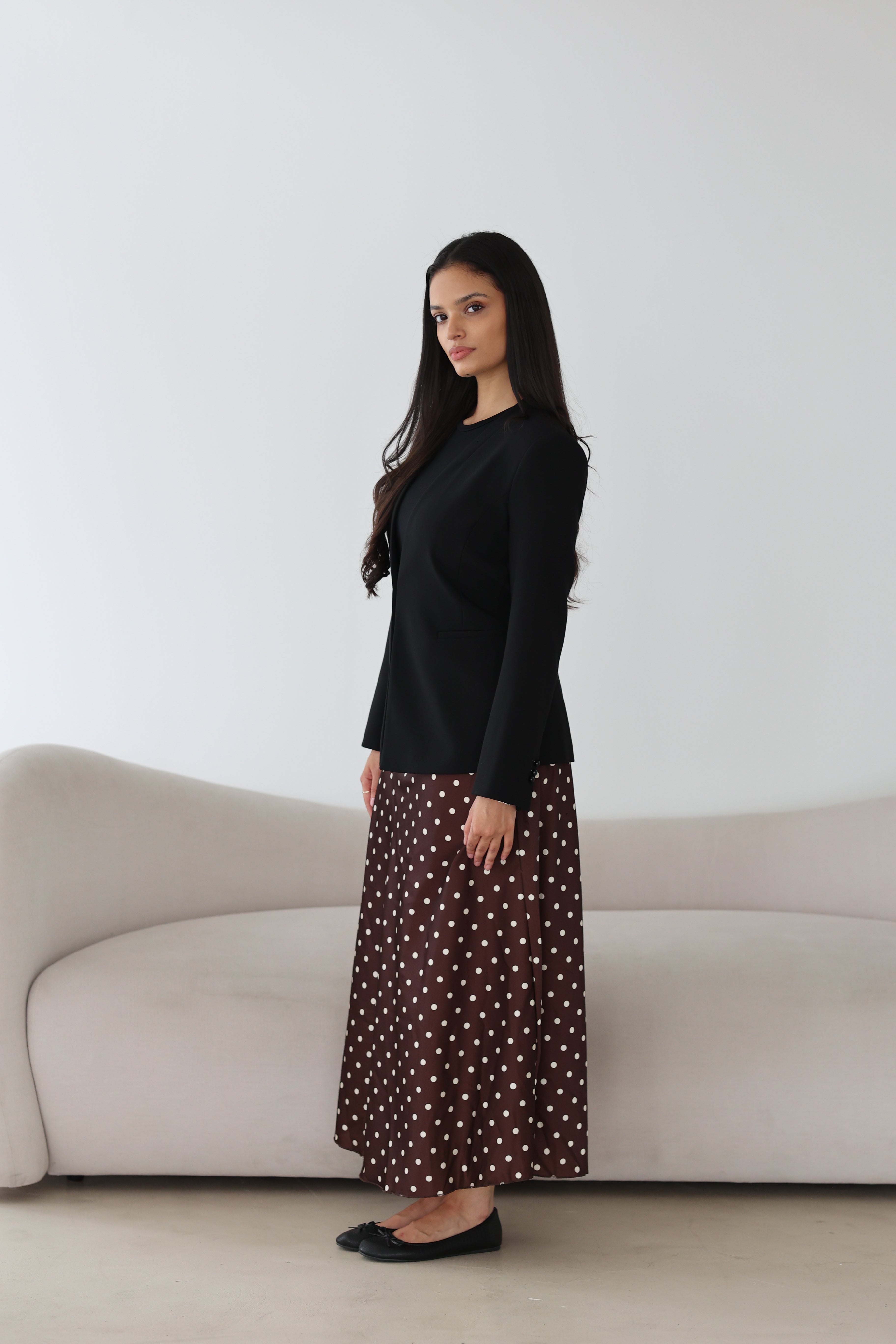 Polka Dot Satinrock