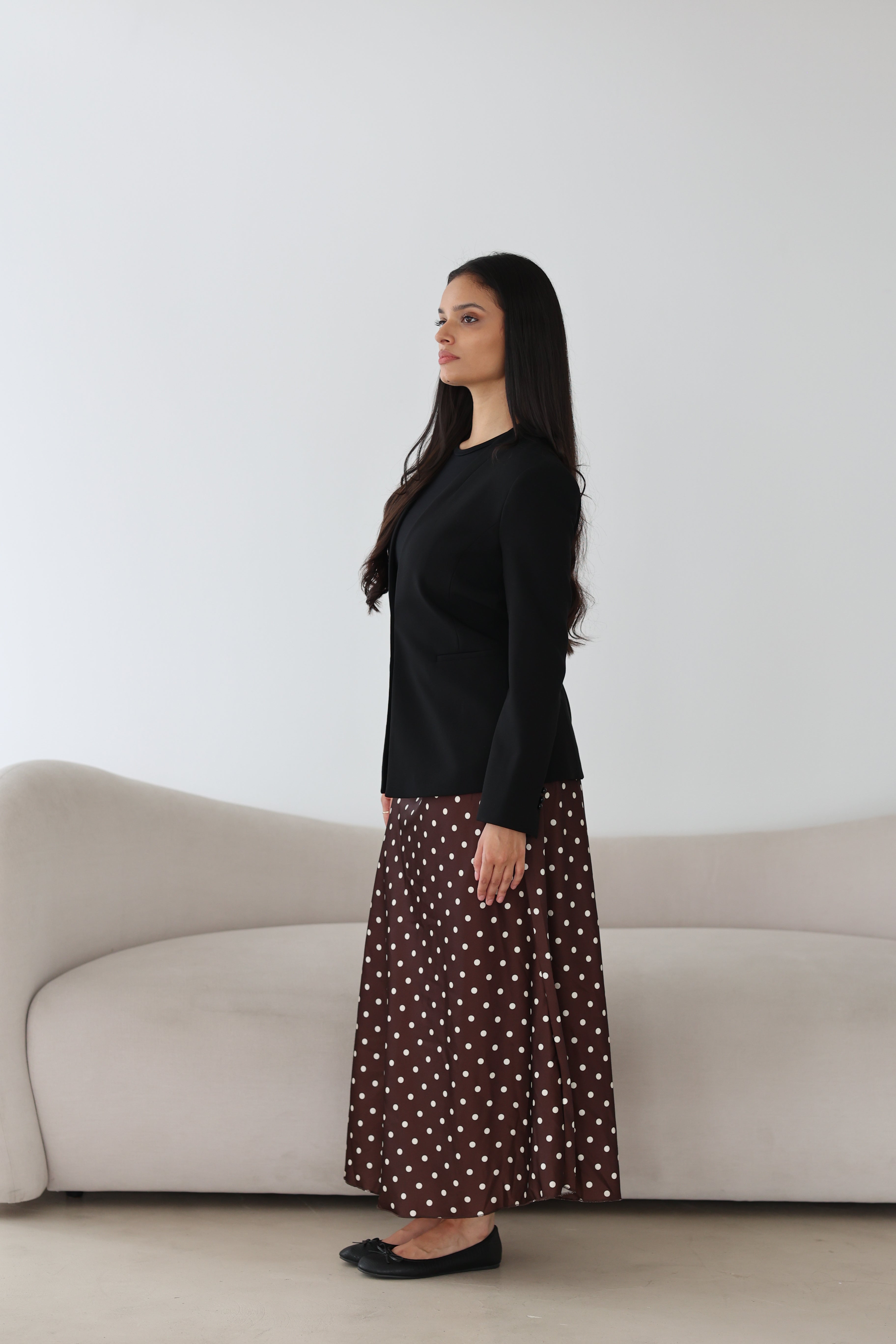 Polka Dot Satinrock