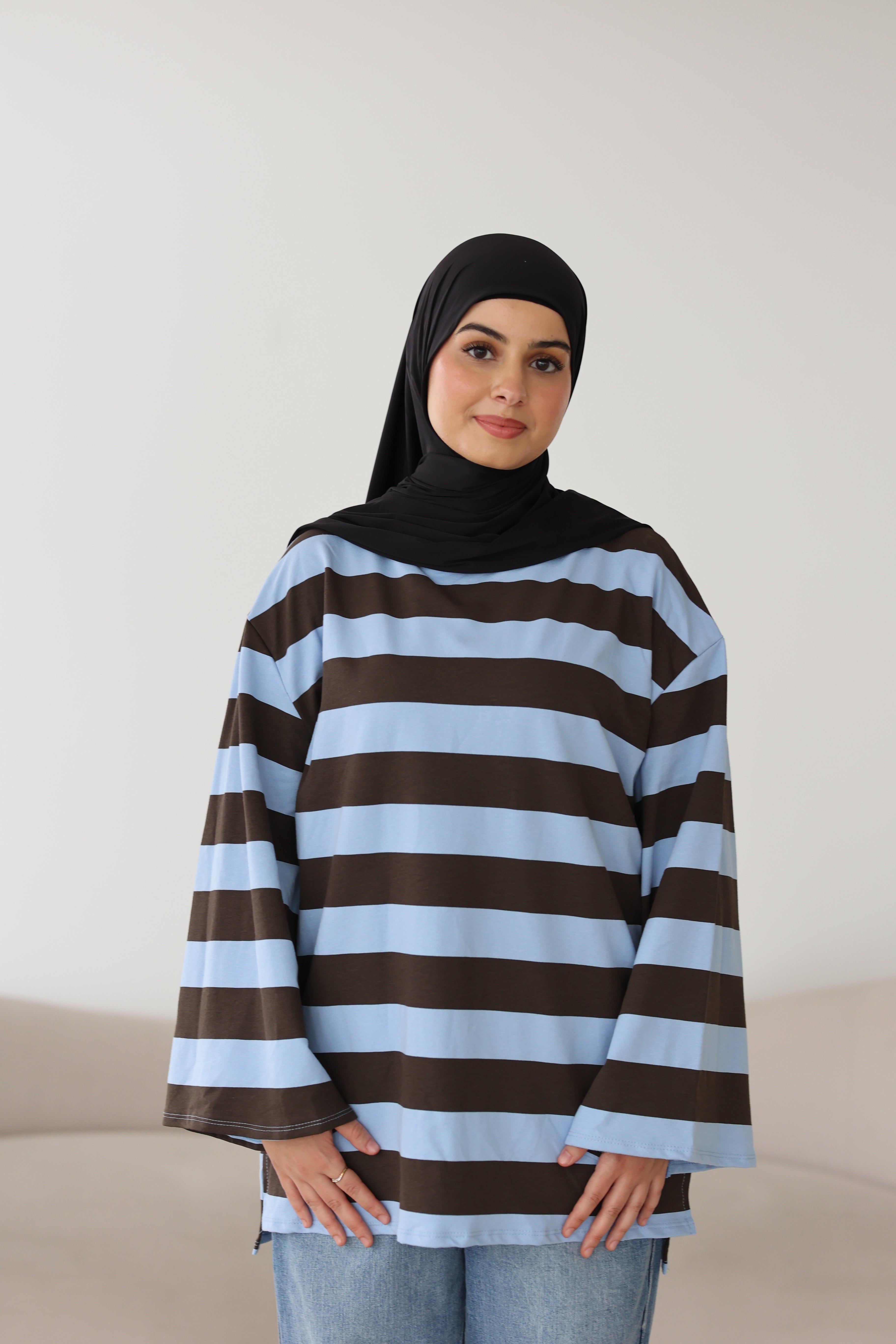 Gestreiftes Basic Longsleeve