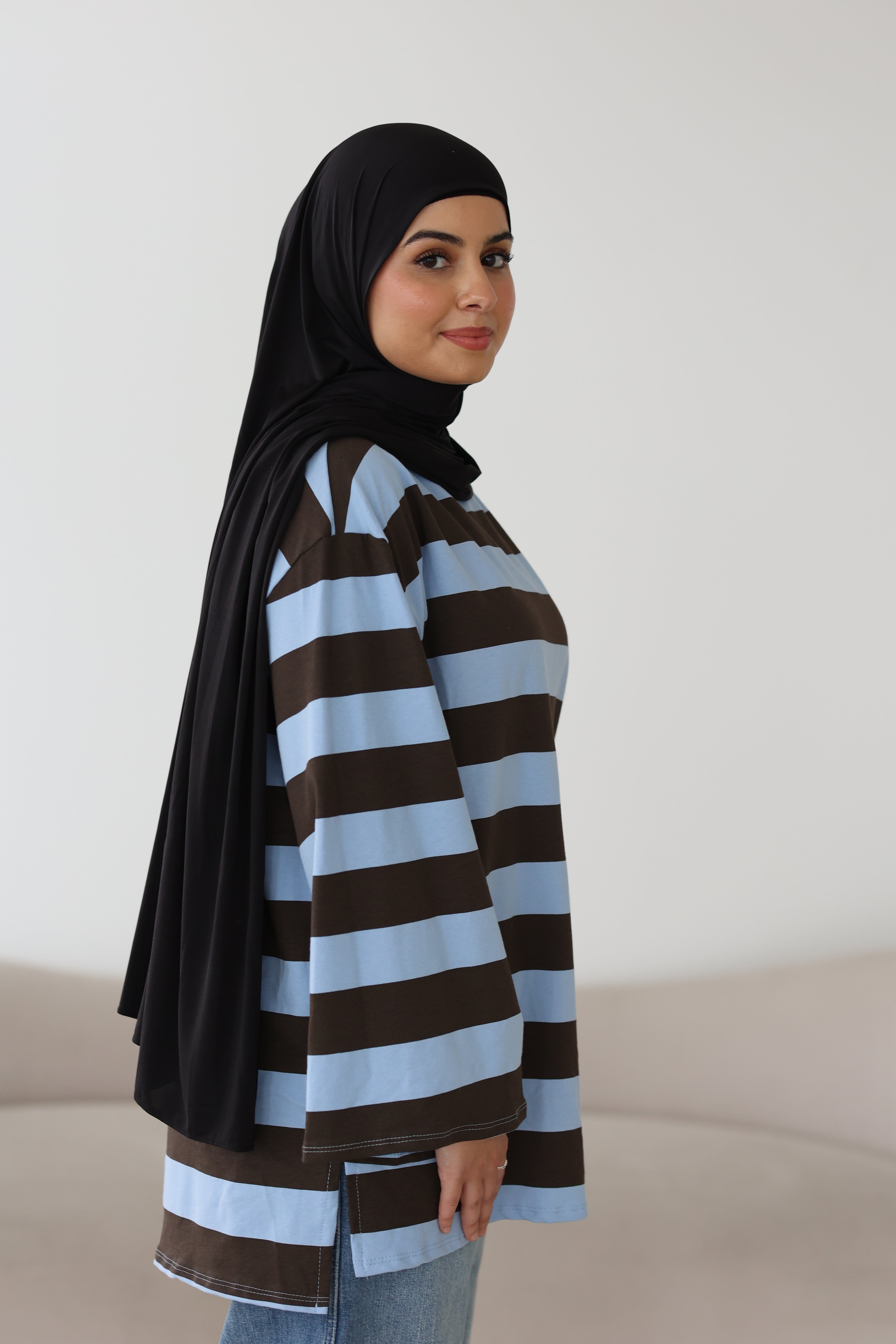 Gestreiftes Basic Longsleeve