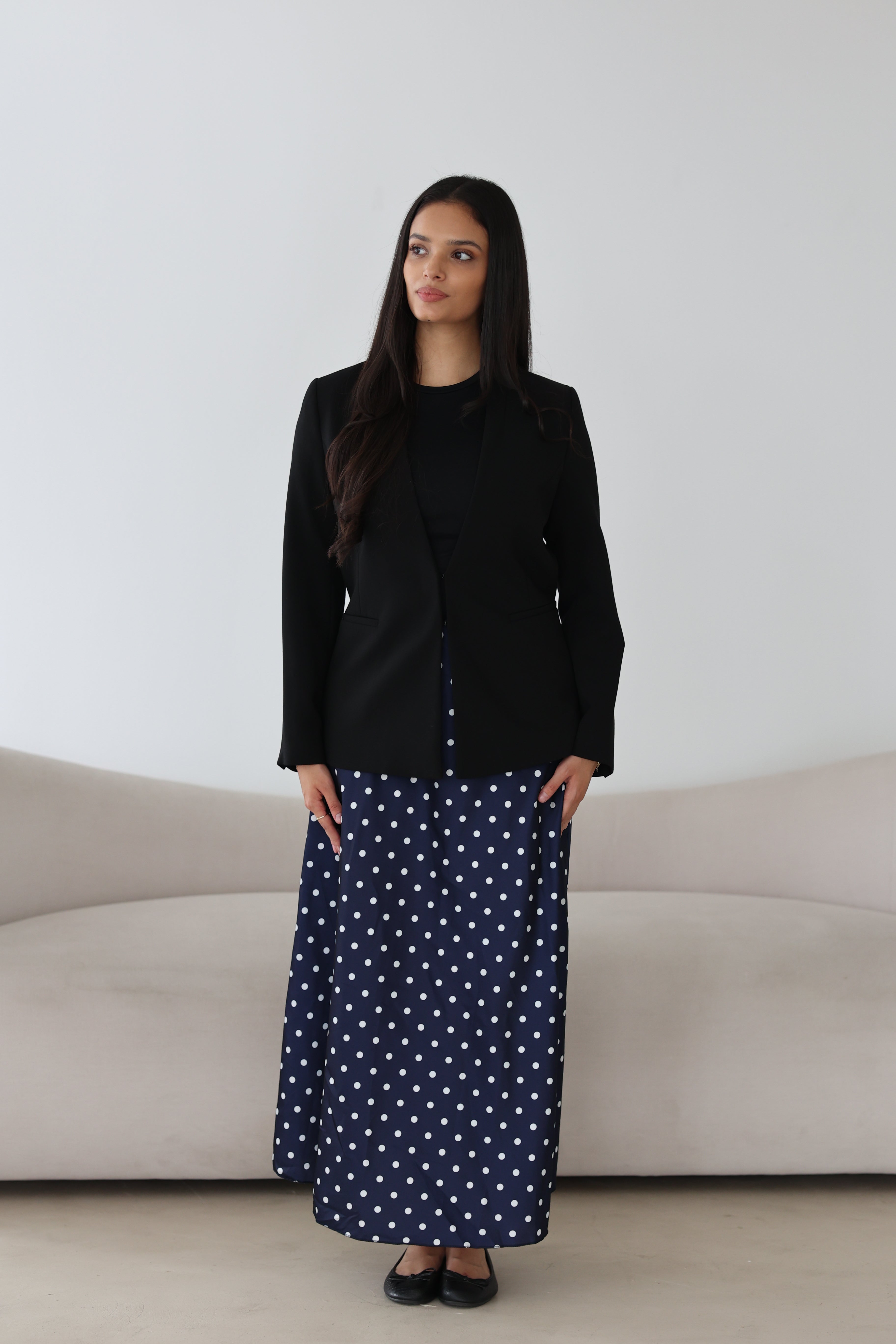 Polka Dot Satinrock