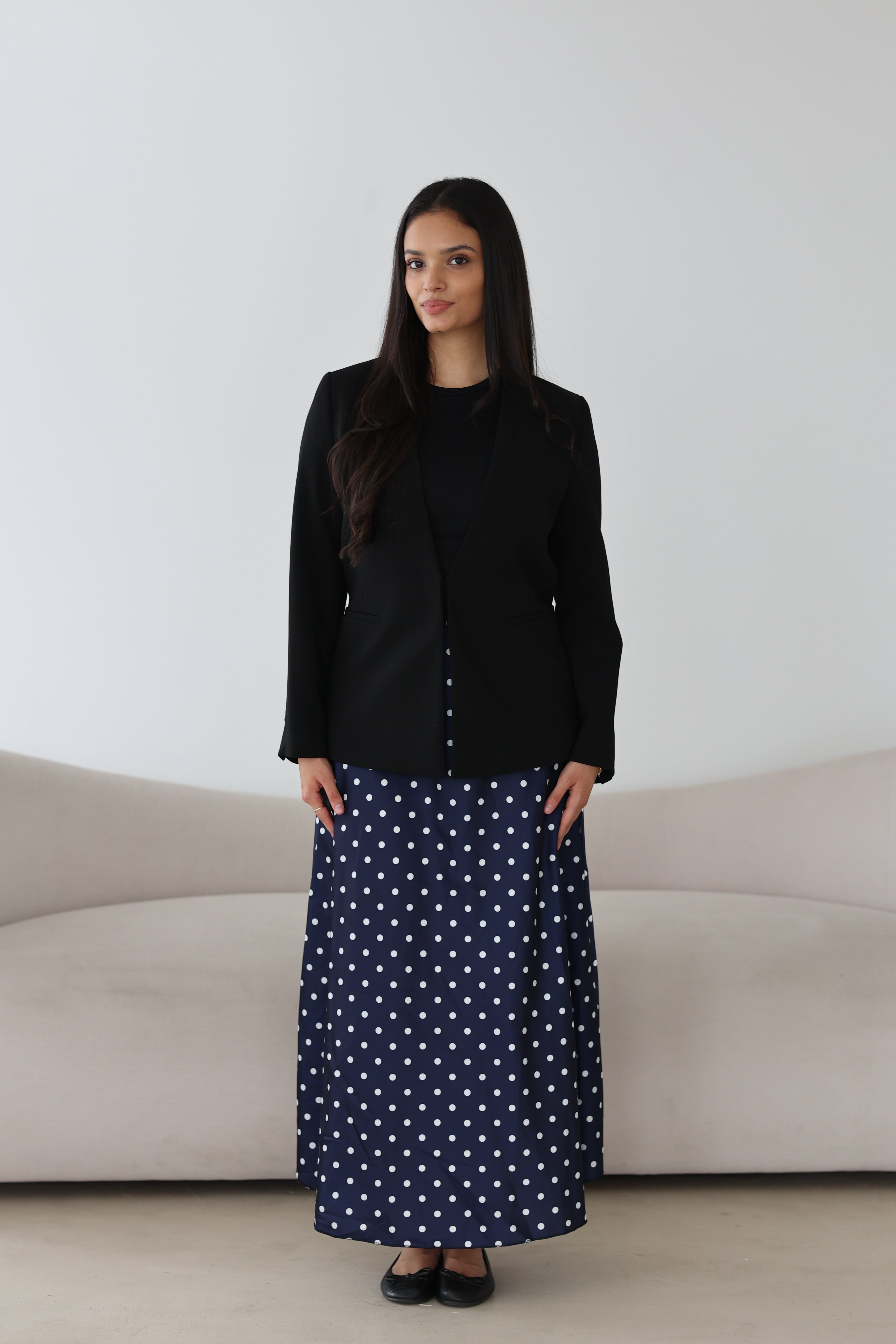 Polka Dot Satinrock
