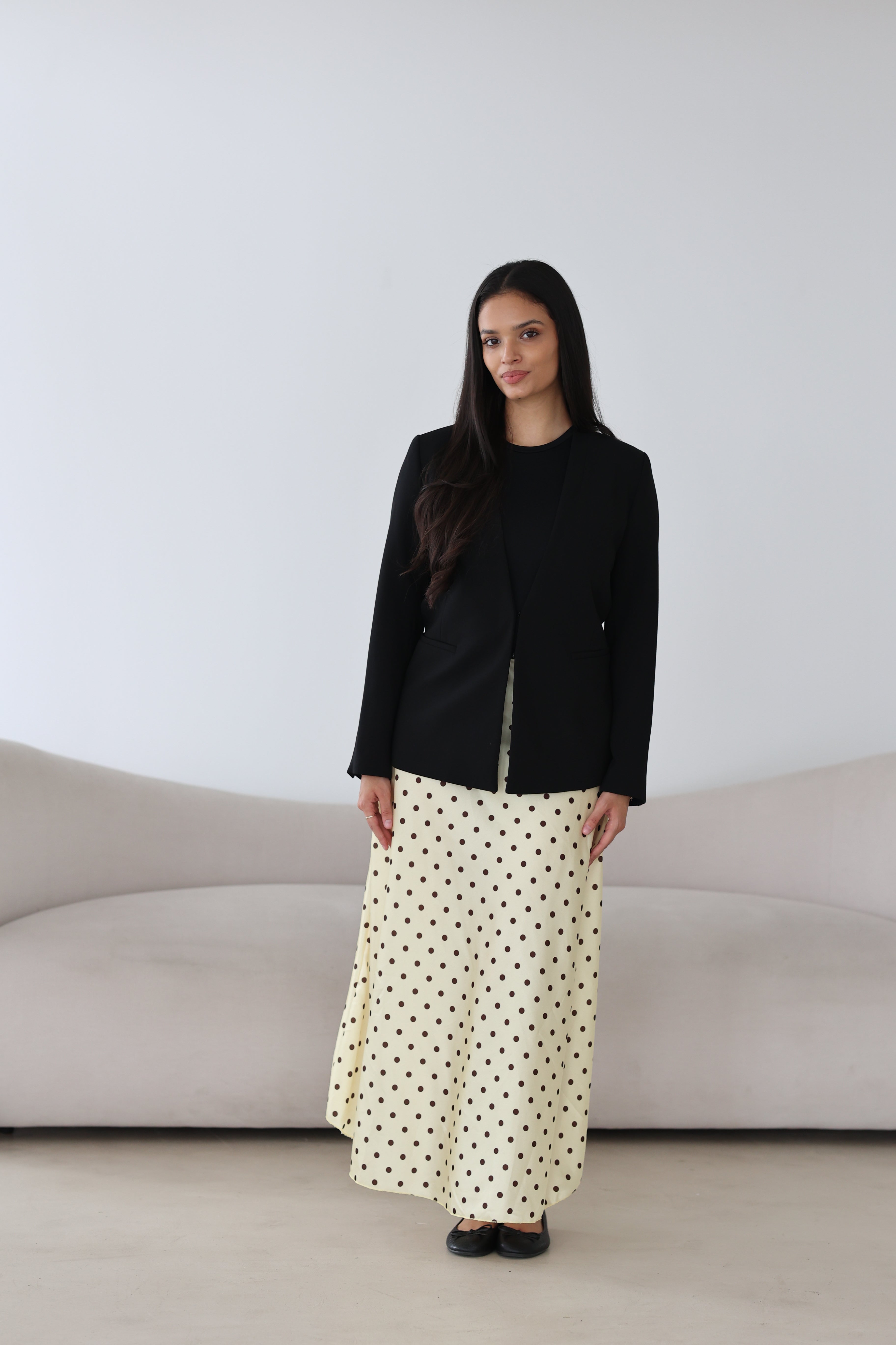 Polka Dot Satinrock