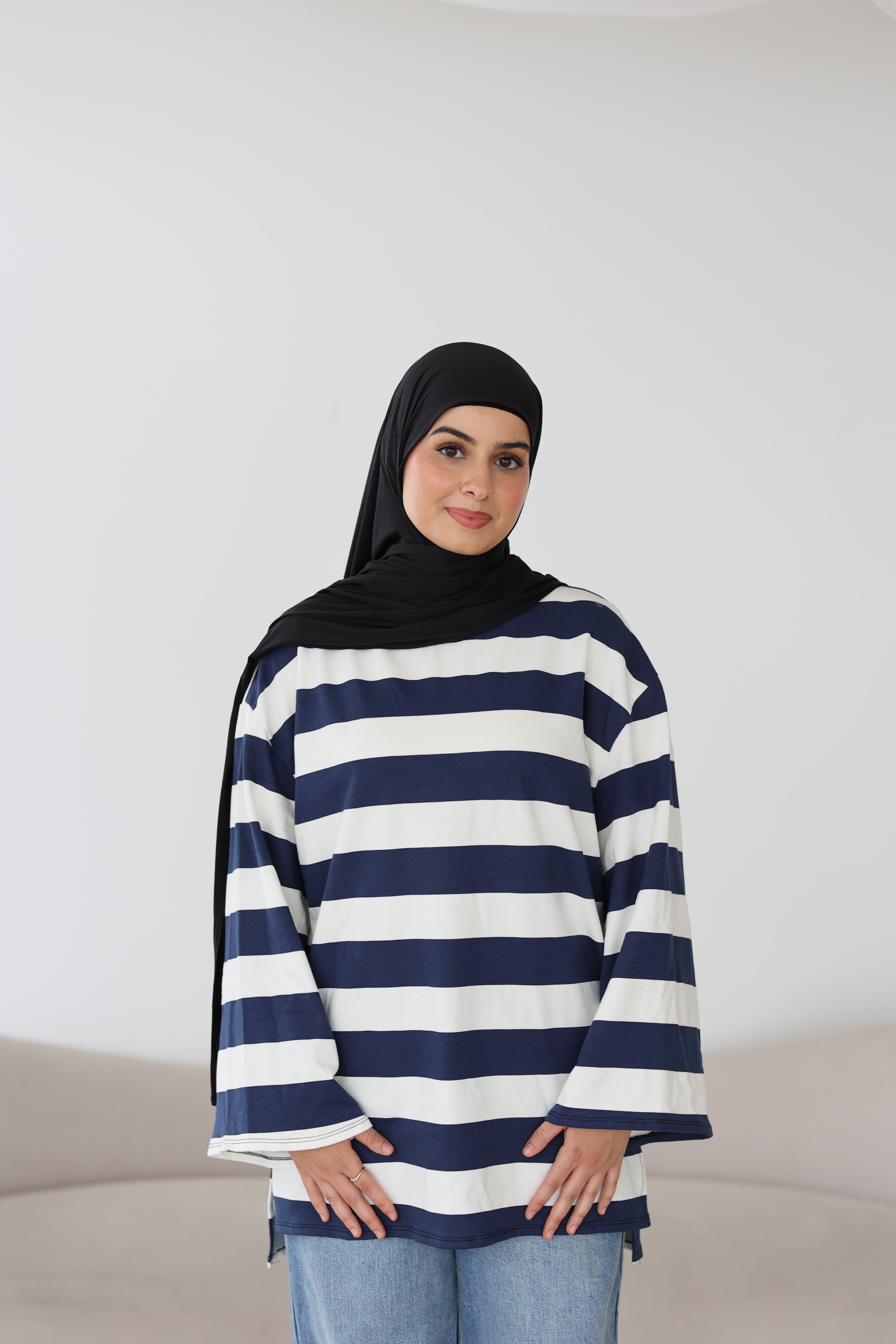 Gestreiftes Basic Longsleeve