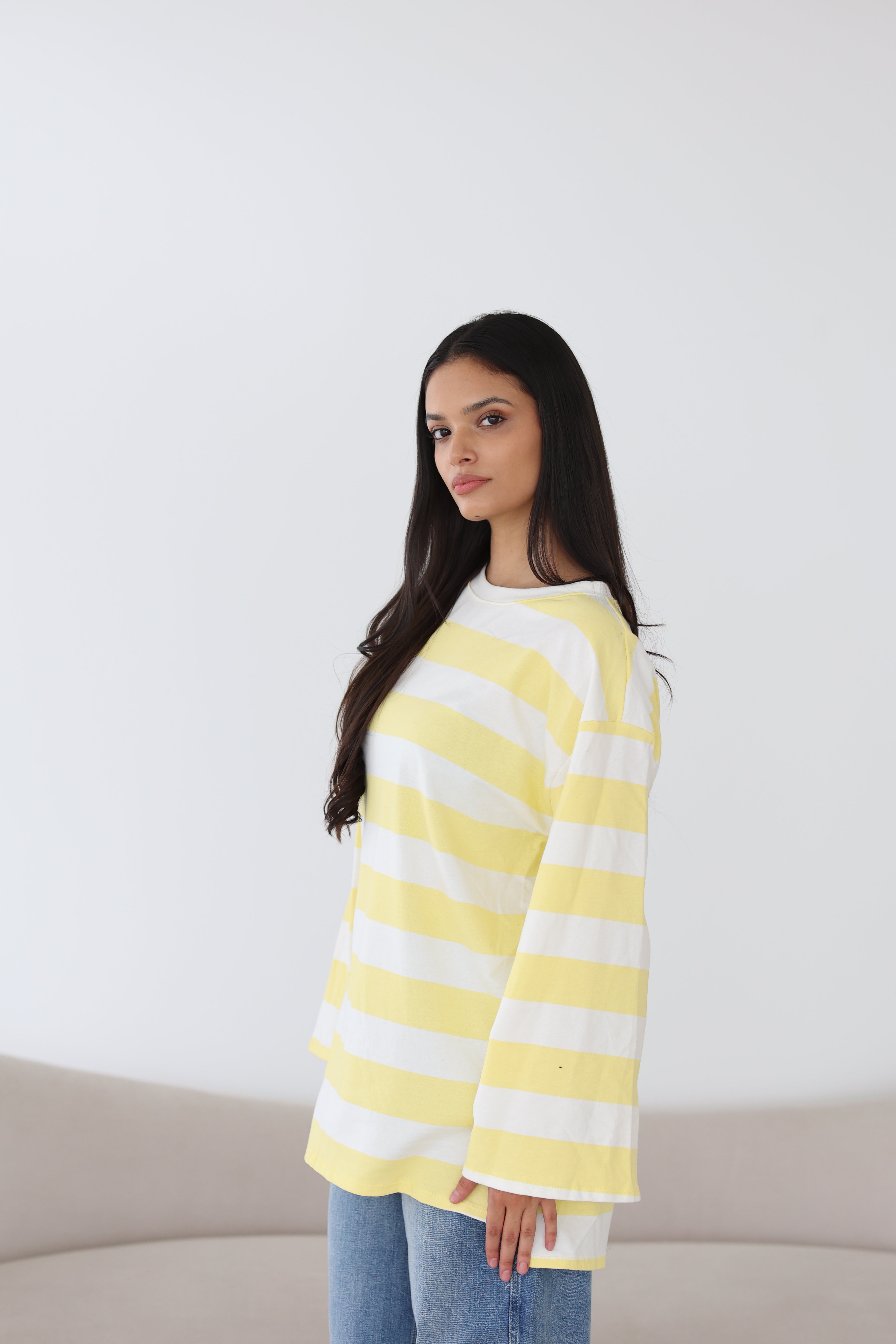 Gestreiftes Basic Longsleeve