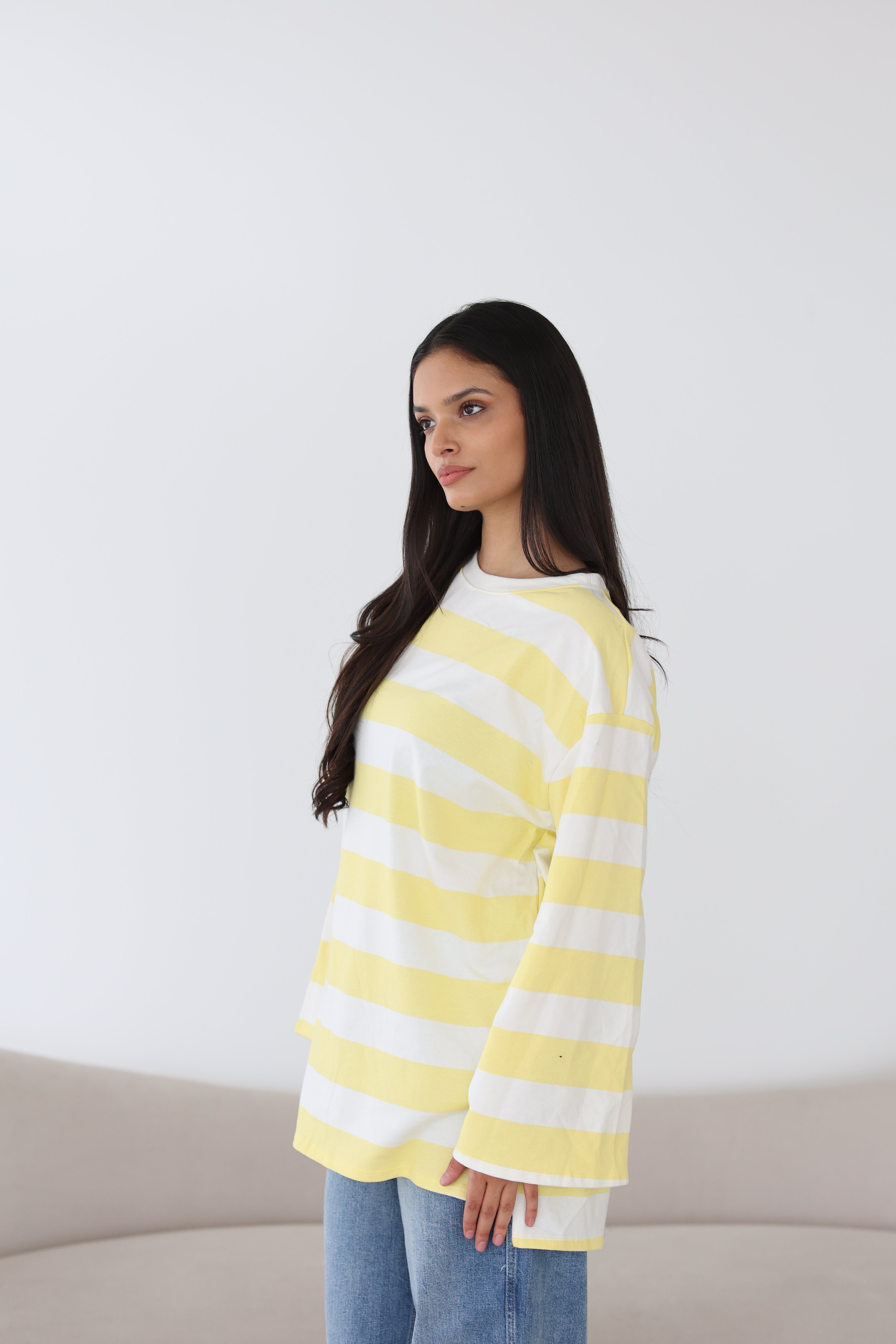 Gestreiftes Basic Longsleeve