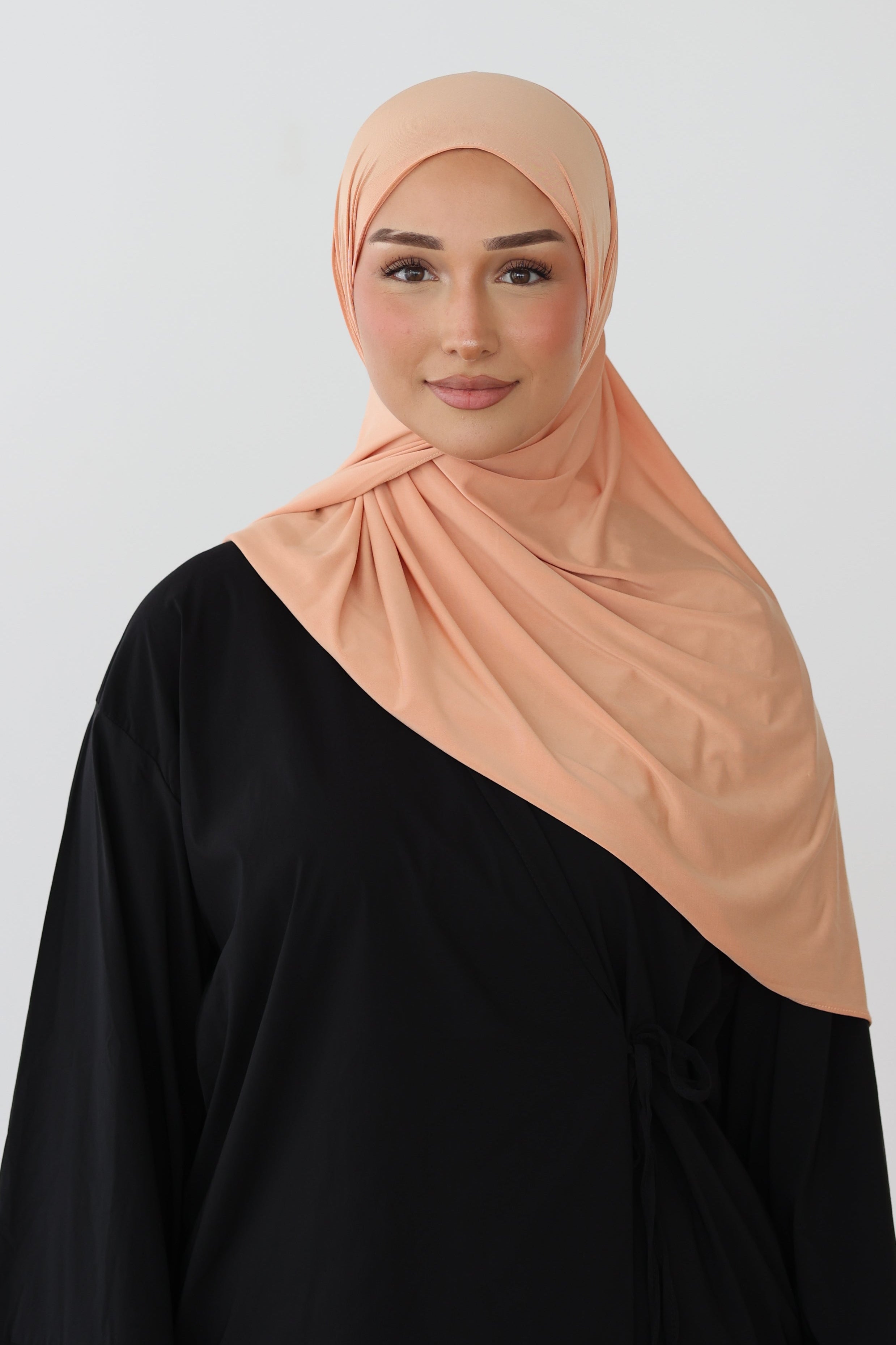 Liquid Jersey in Apricot