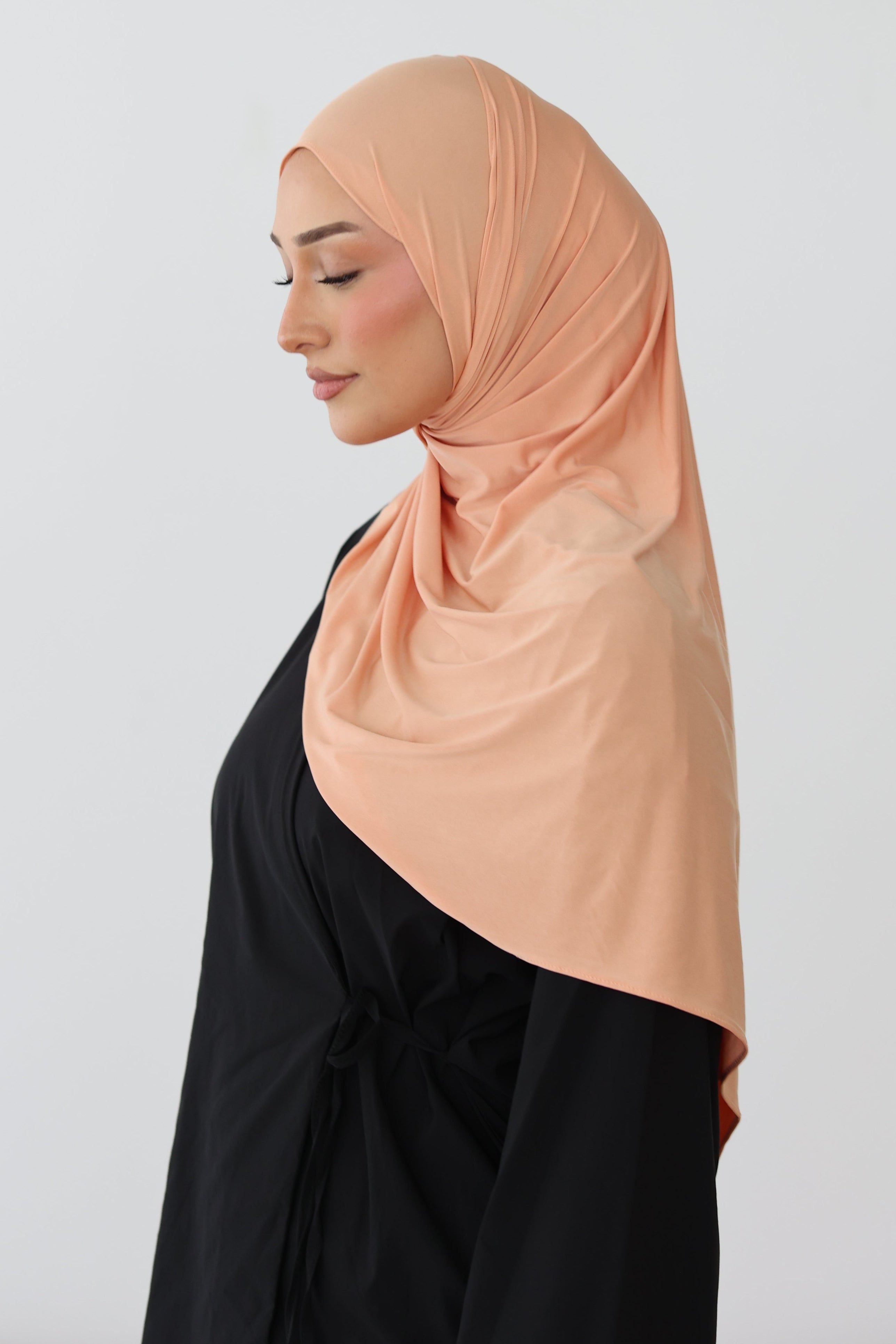 Liquid Jersey in Apricot