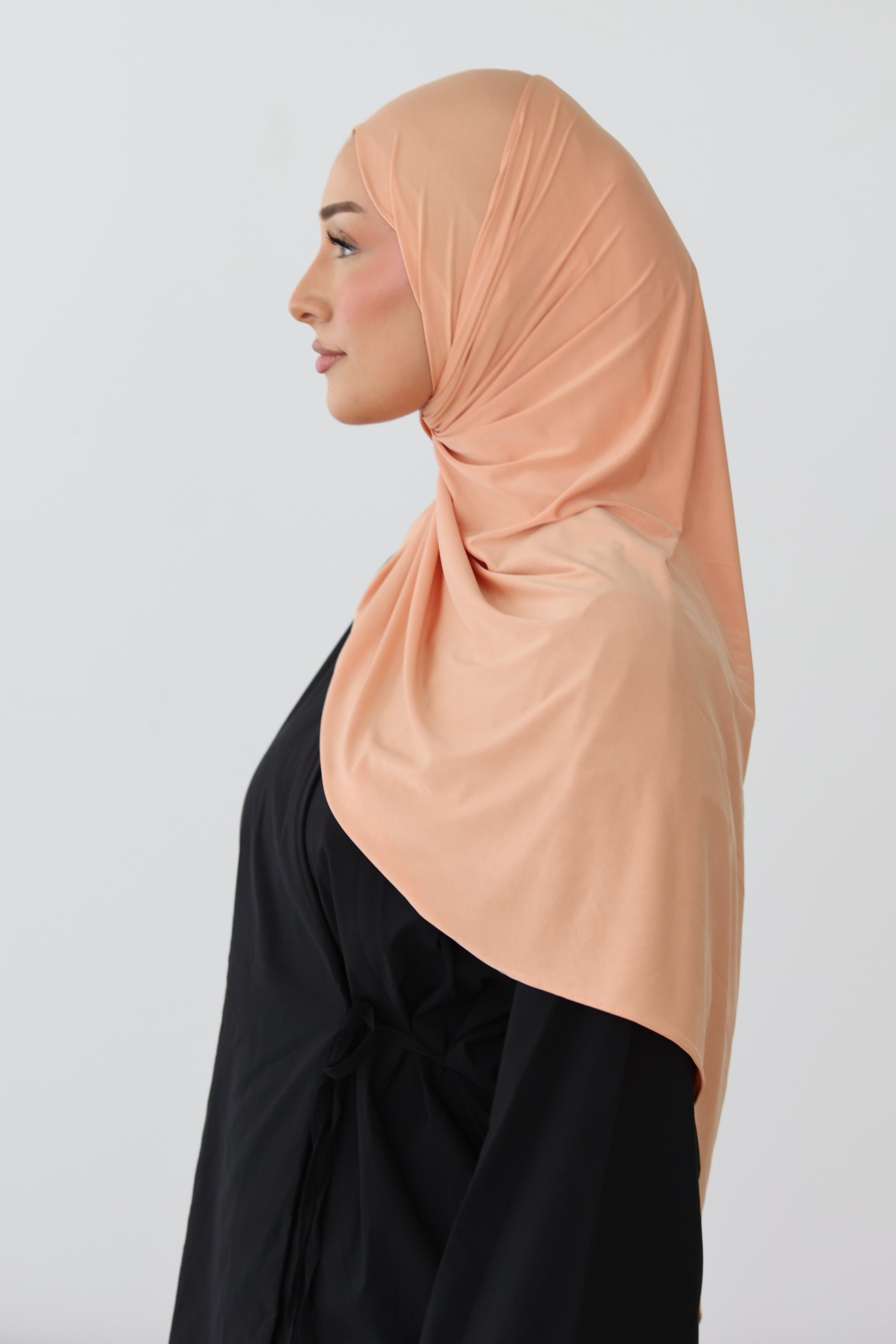 Liquid Jersey in Apricot