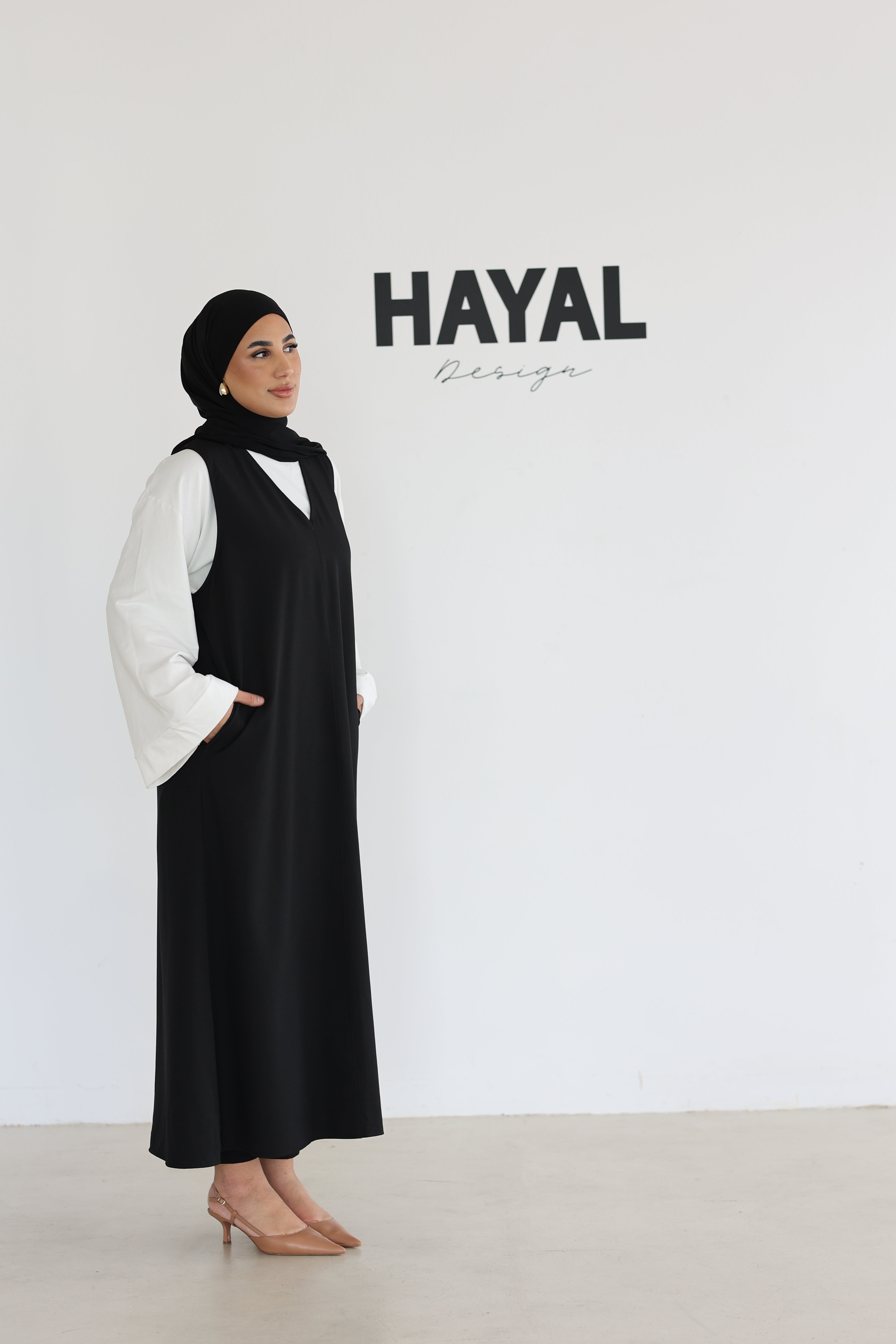 Ärmelloses Maxikleid