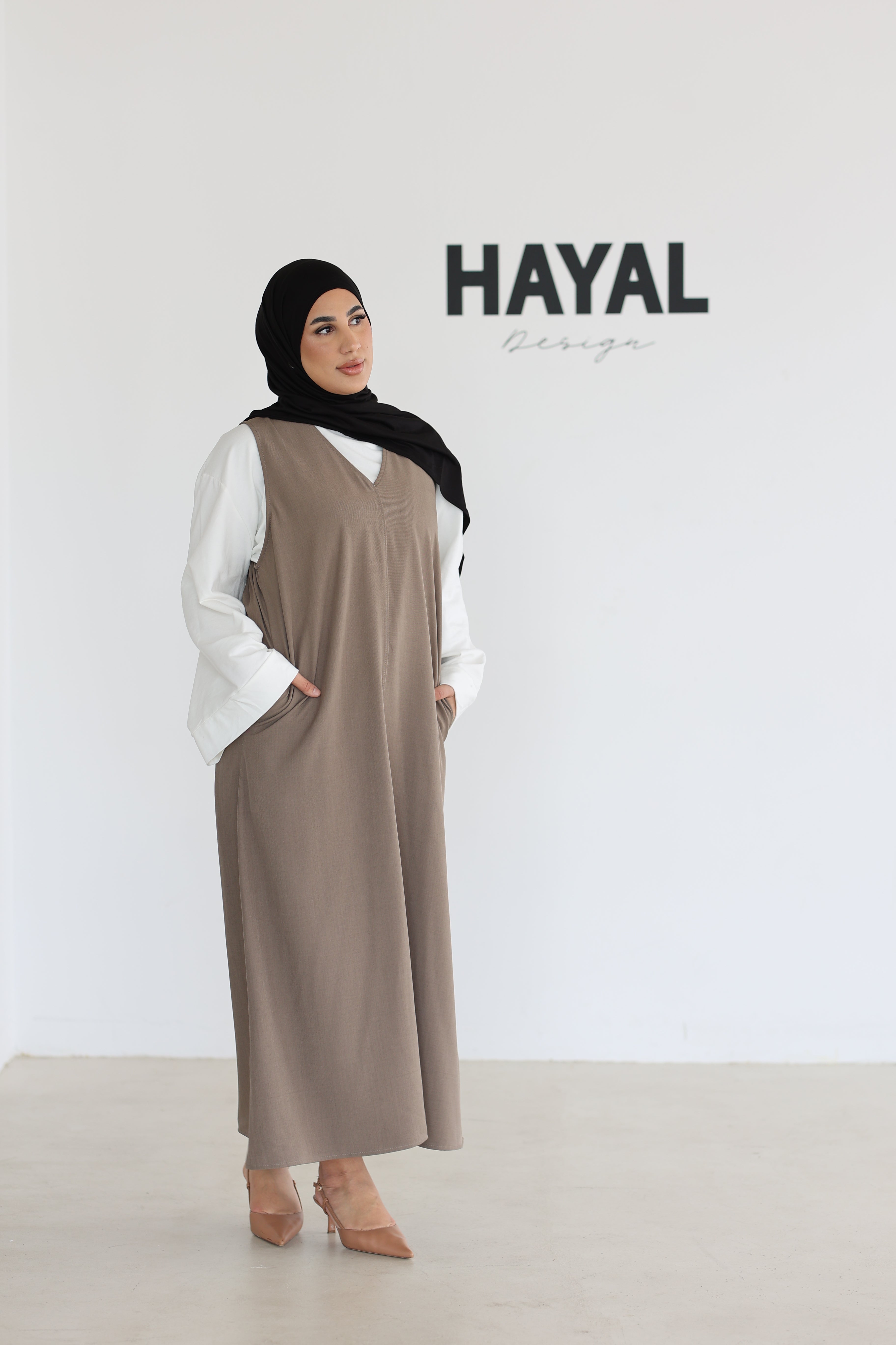 Ärmelloses Maxikleid