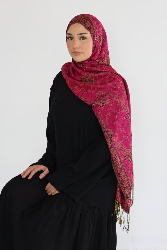 Premium Pashmina in Cotton Candy