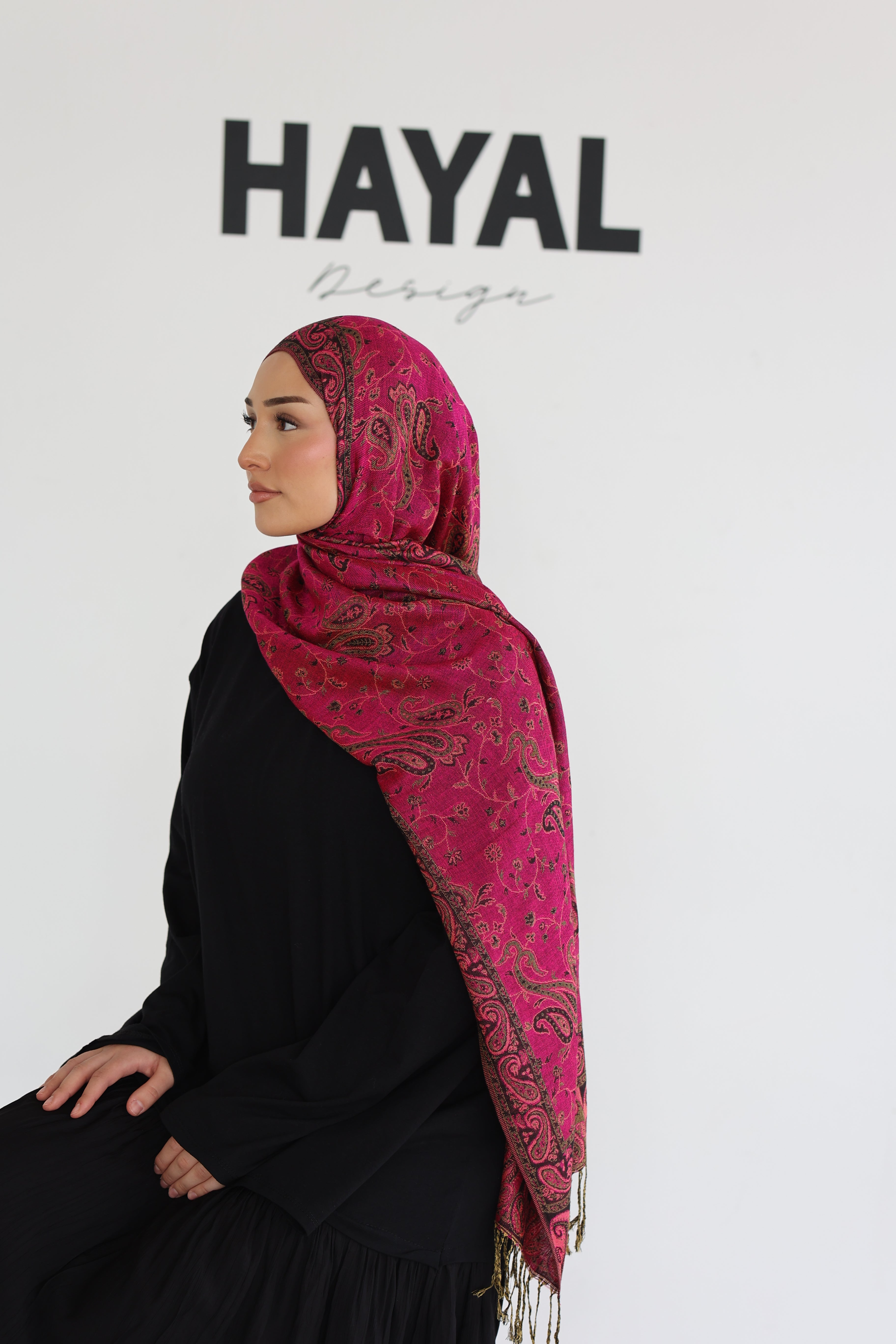 Premium Pashmina in Cotton Candy