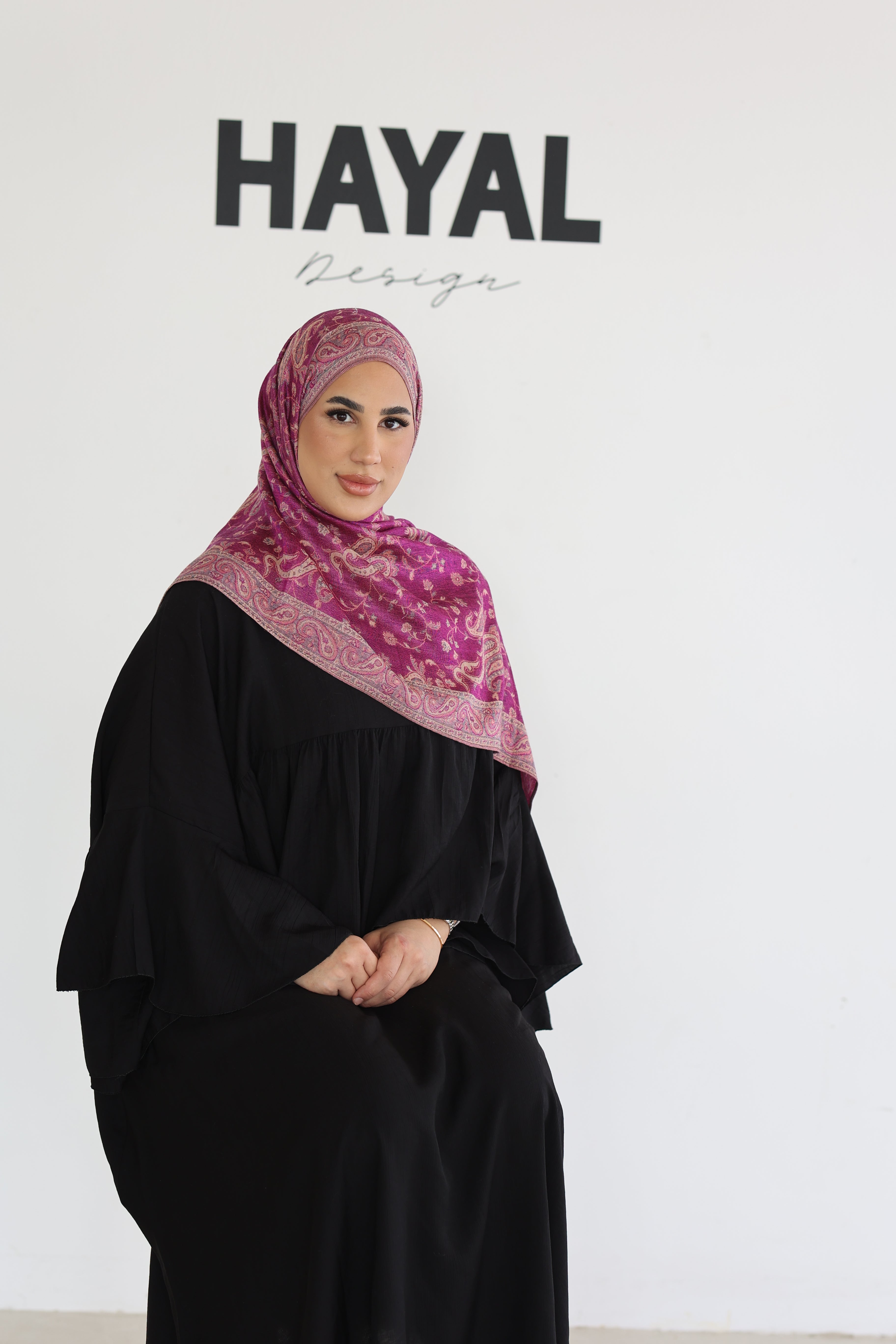 Premium Pashmina in Plum