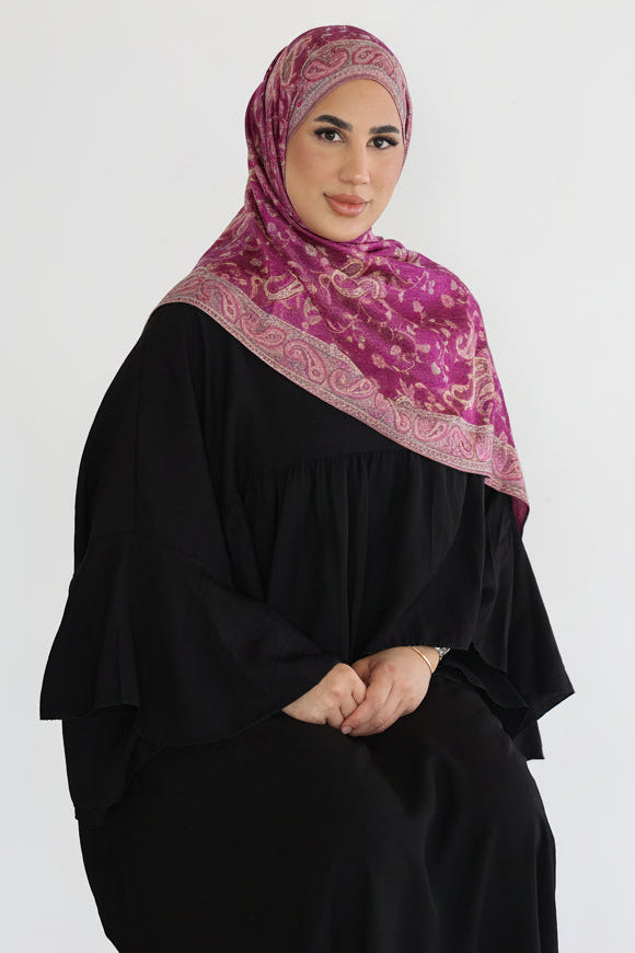 Premium Pashmina in Plum