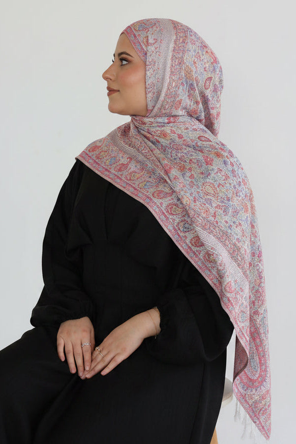 Premium Pashmina in Blush Berry