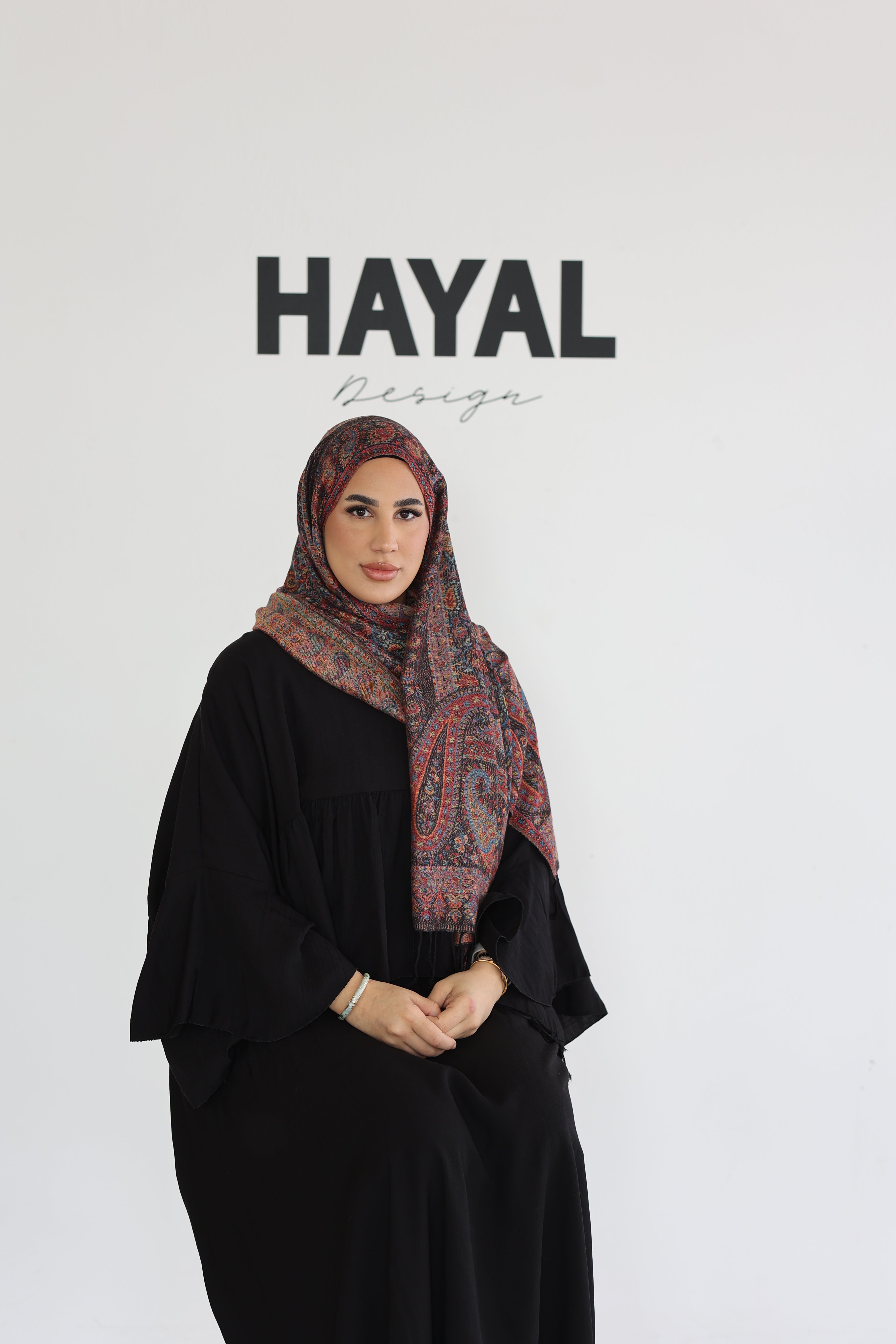 Premium Pashmina in Black Pearl