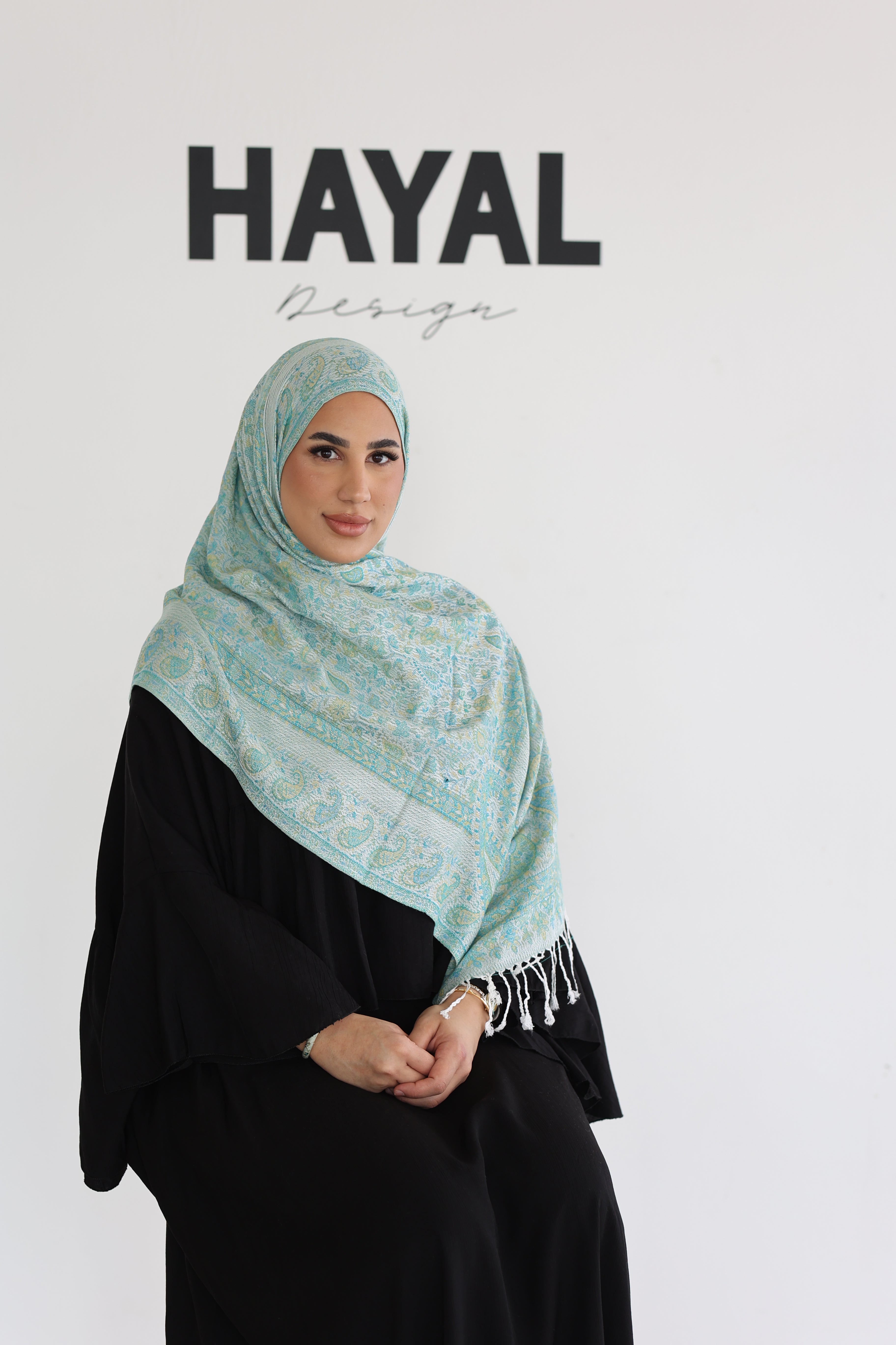 Premium Pashmina in Pistachio Dream