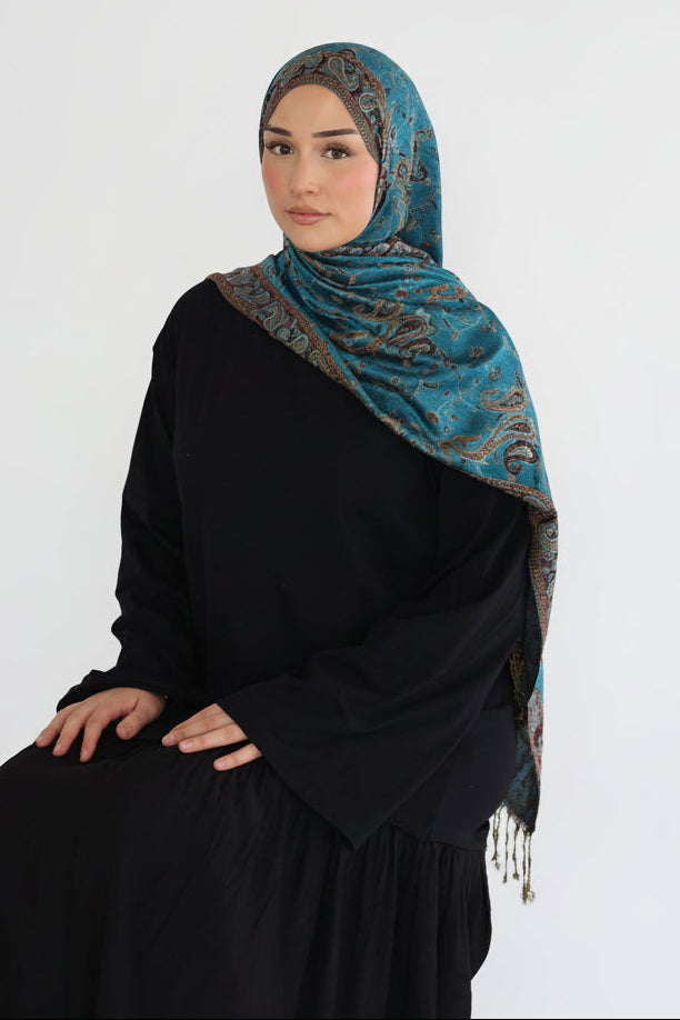 Premium Pashmina in Ocean