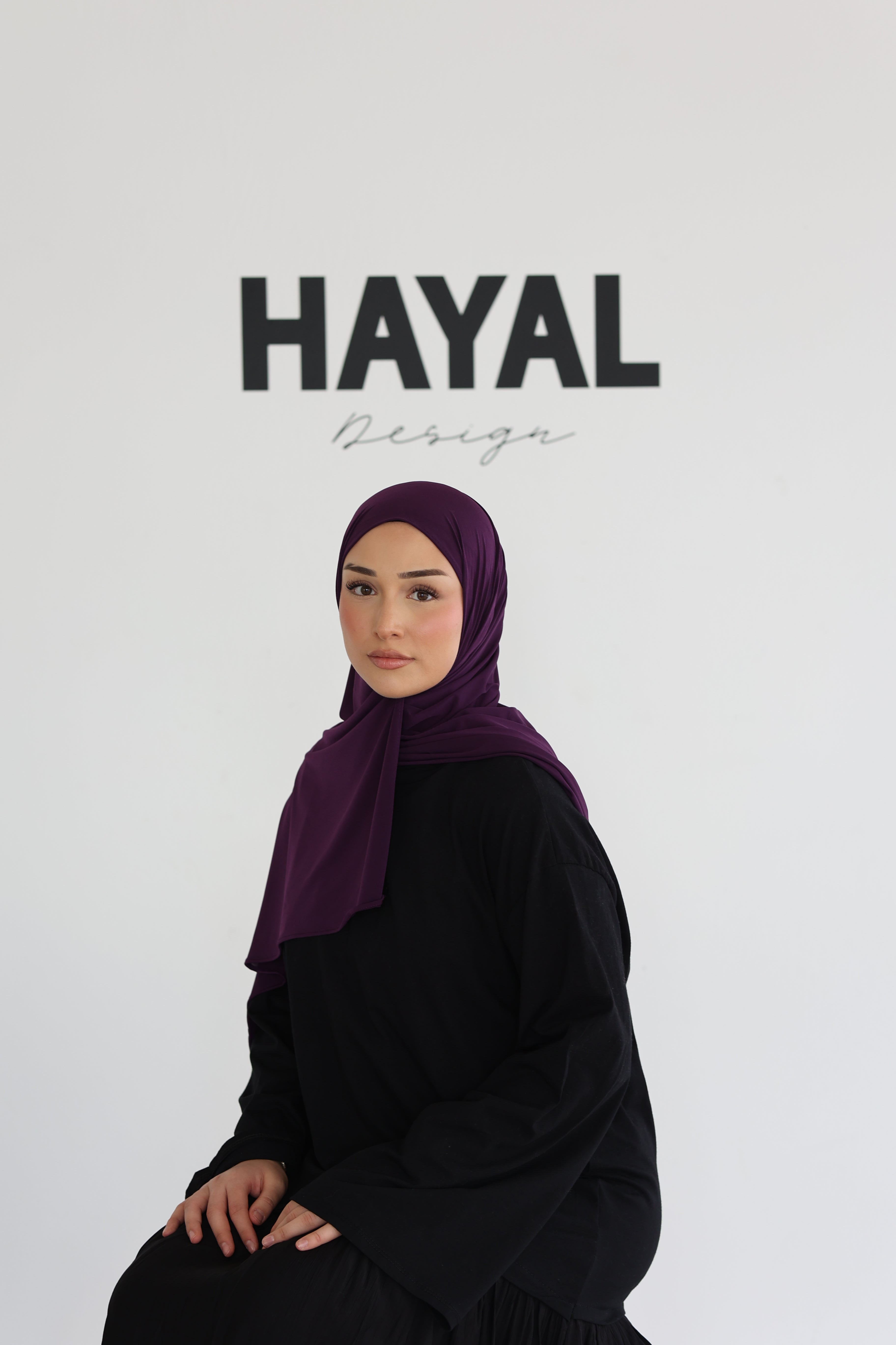 Liquid Jersey in Aubergine