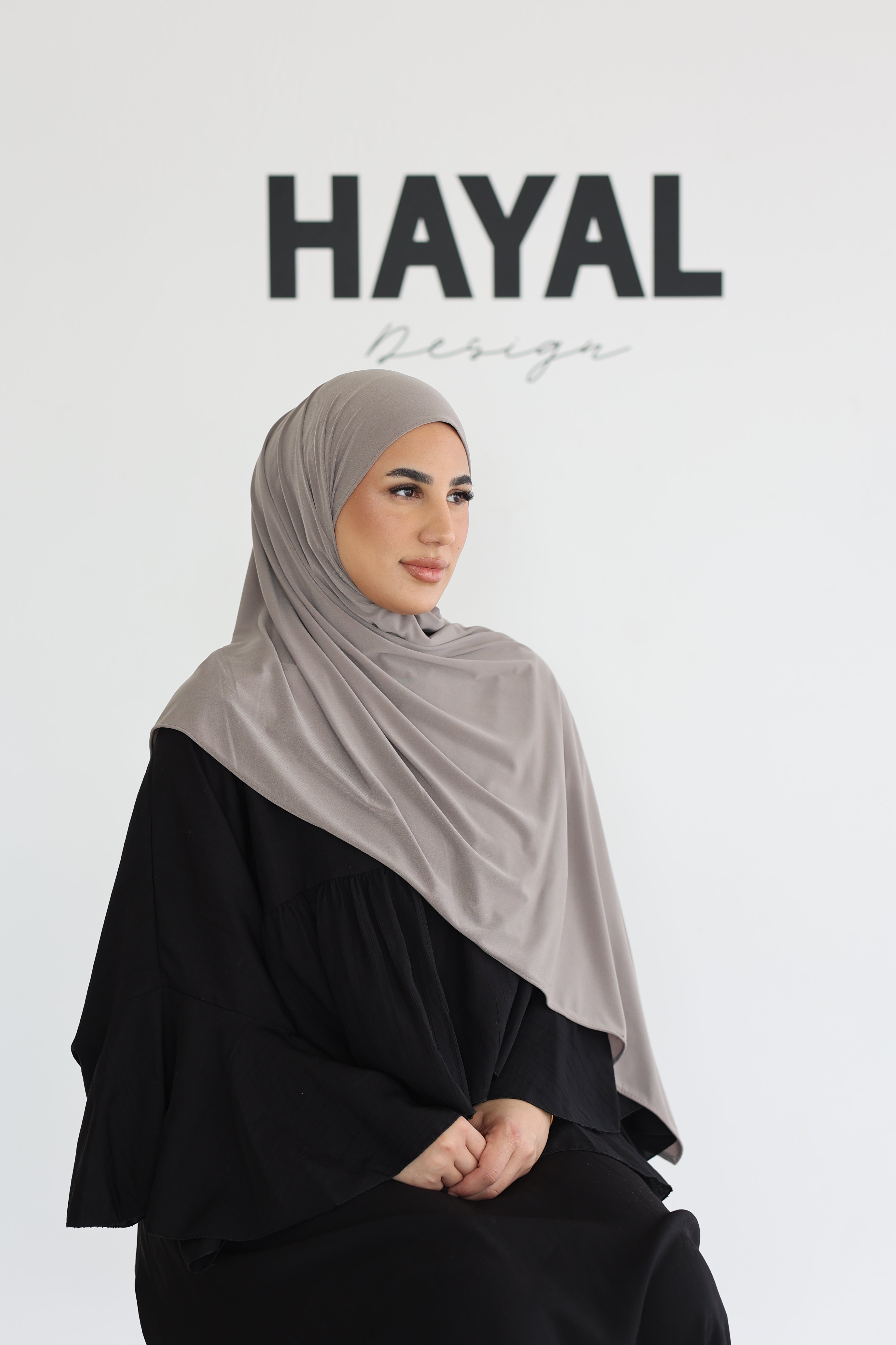 Liquid Jersey in Light Taupe