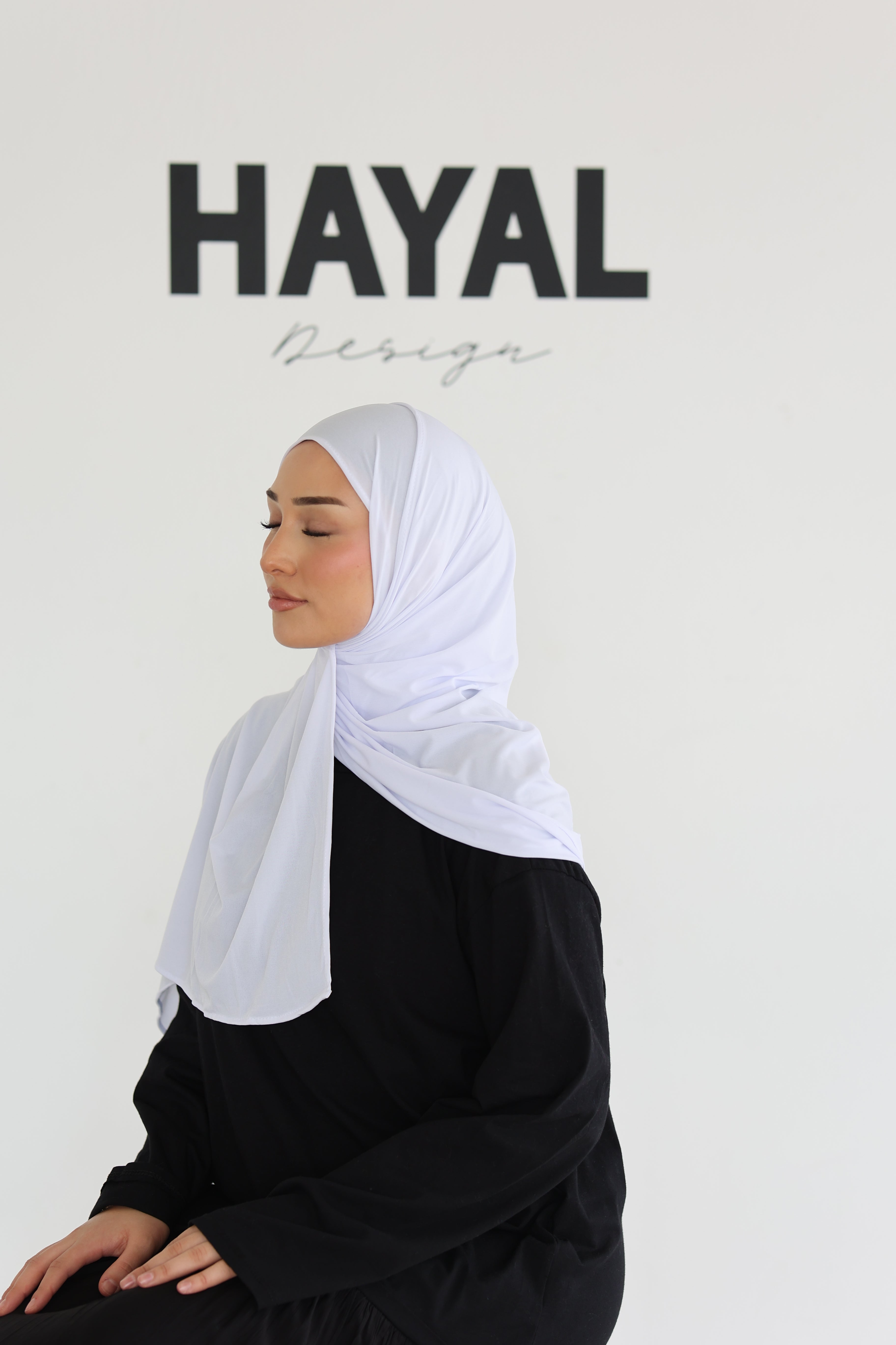 Liquid Jersey in Weiß