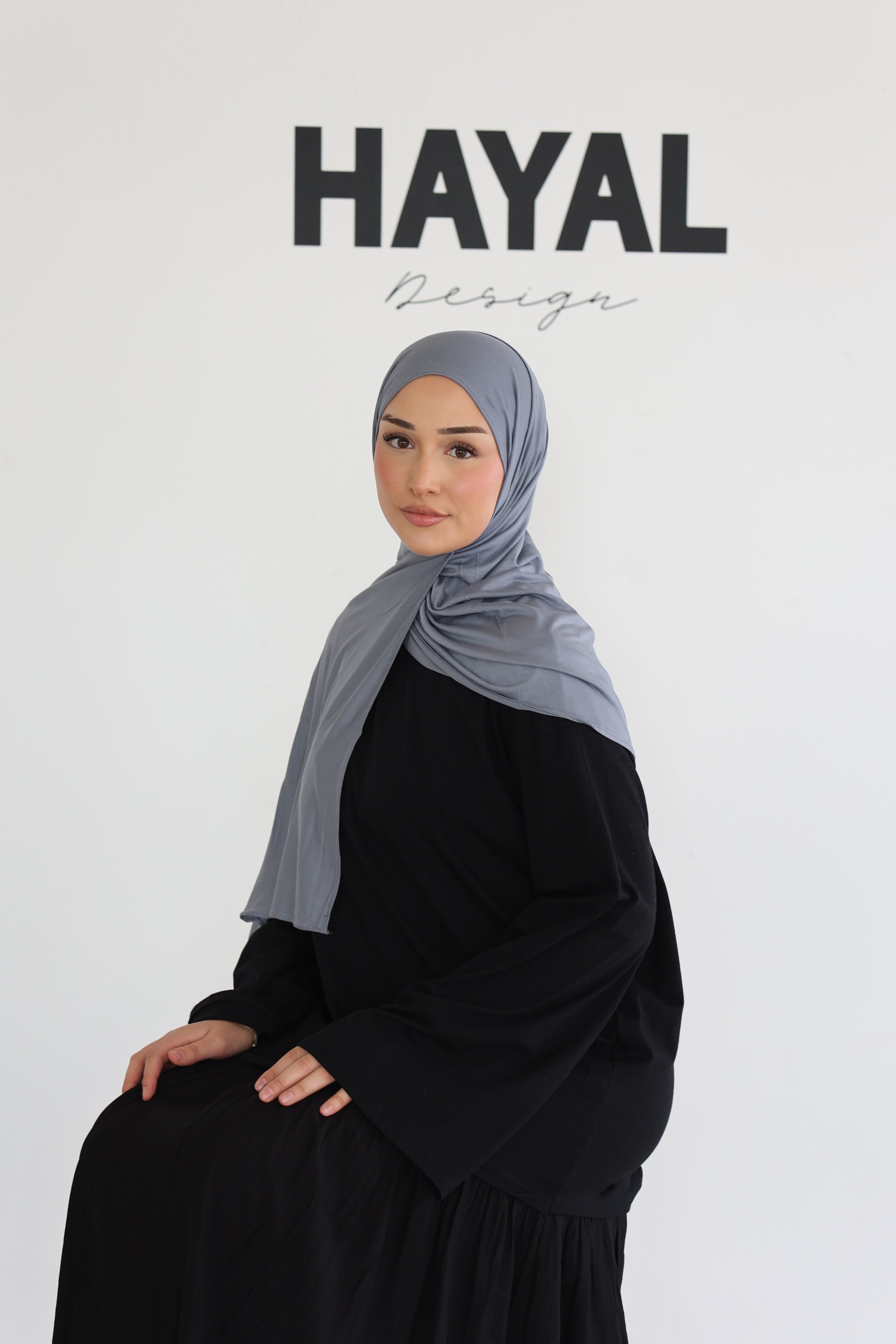 Basic Jersey in Slate Blue