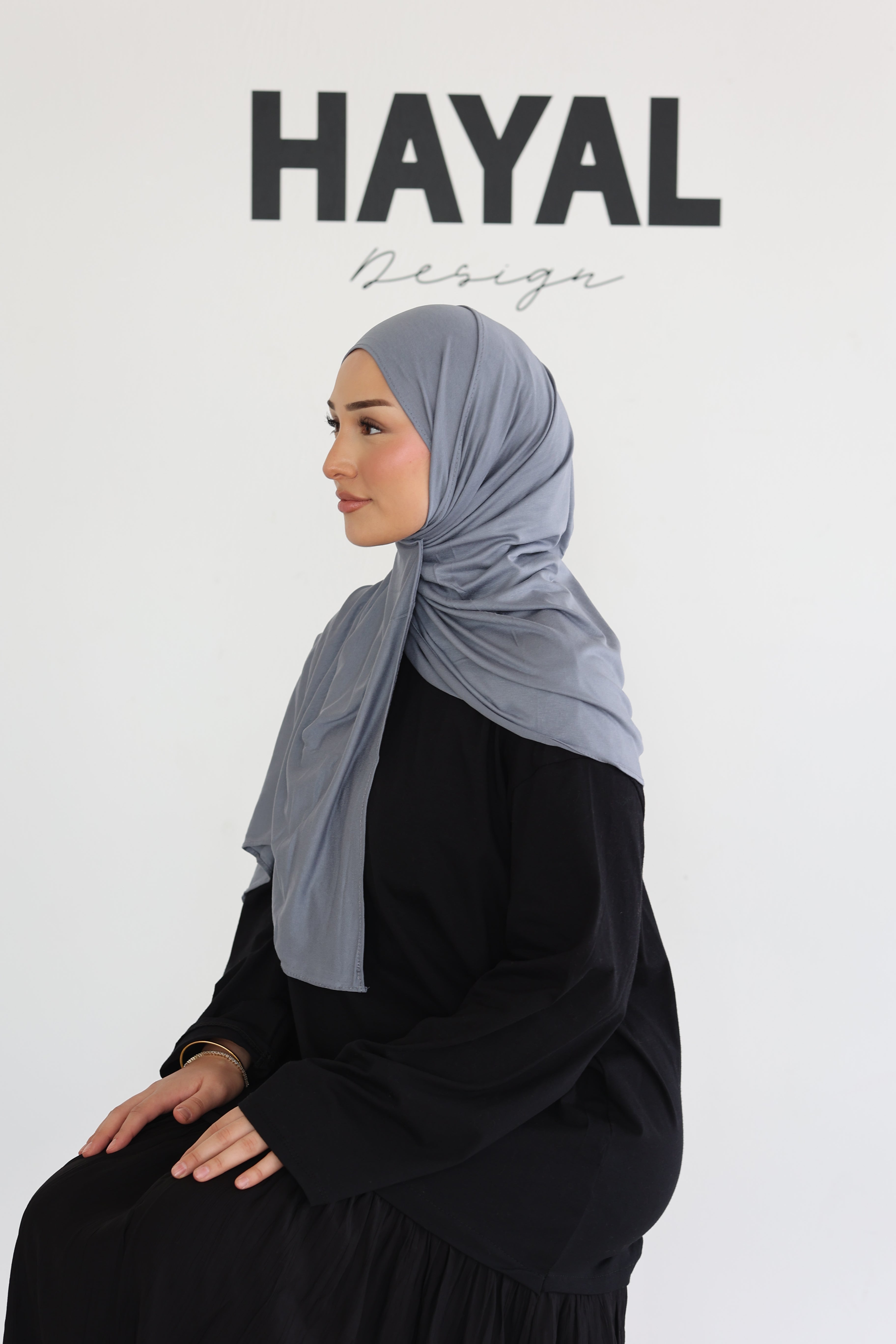 Basic Jersey in Slate Blue