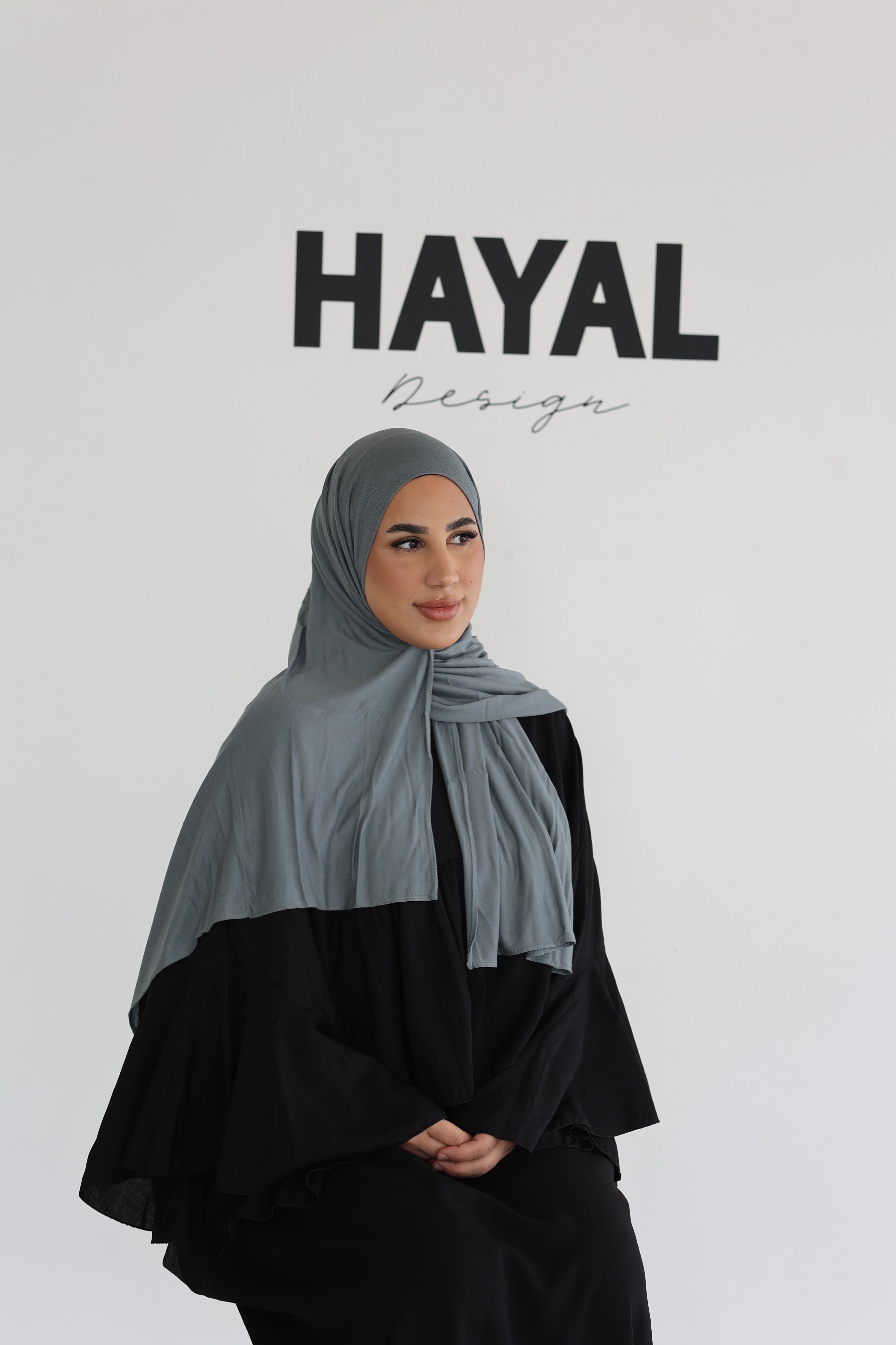 Basic Jersey in Smoky Blue