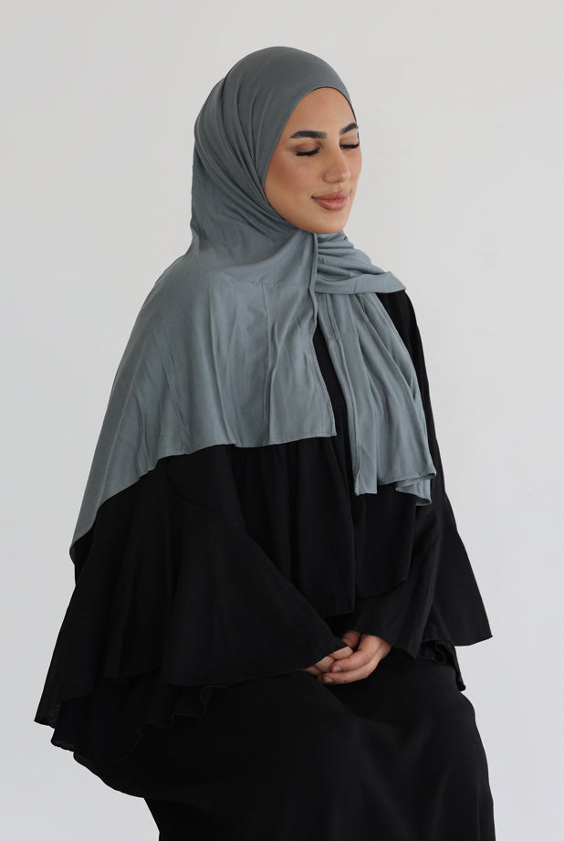 Basic Jersey in Smoky Blue