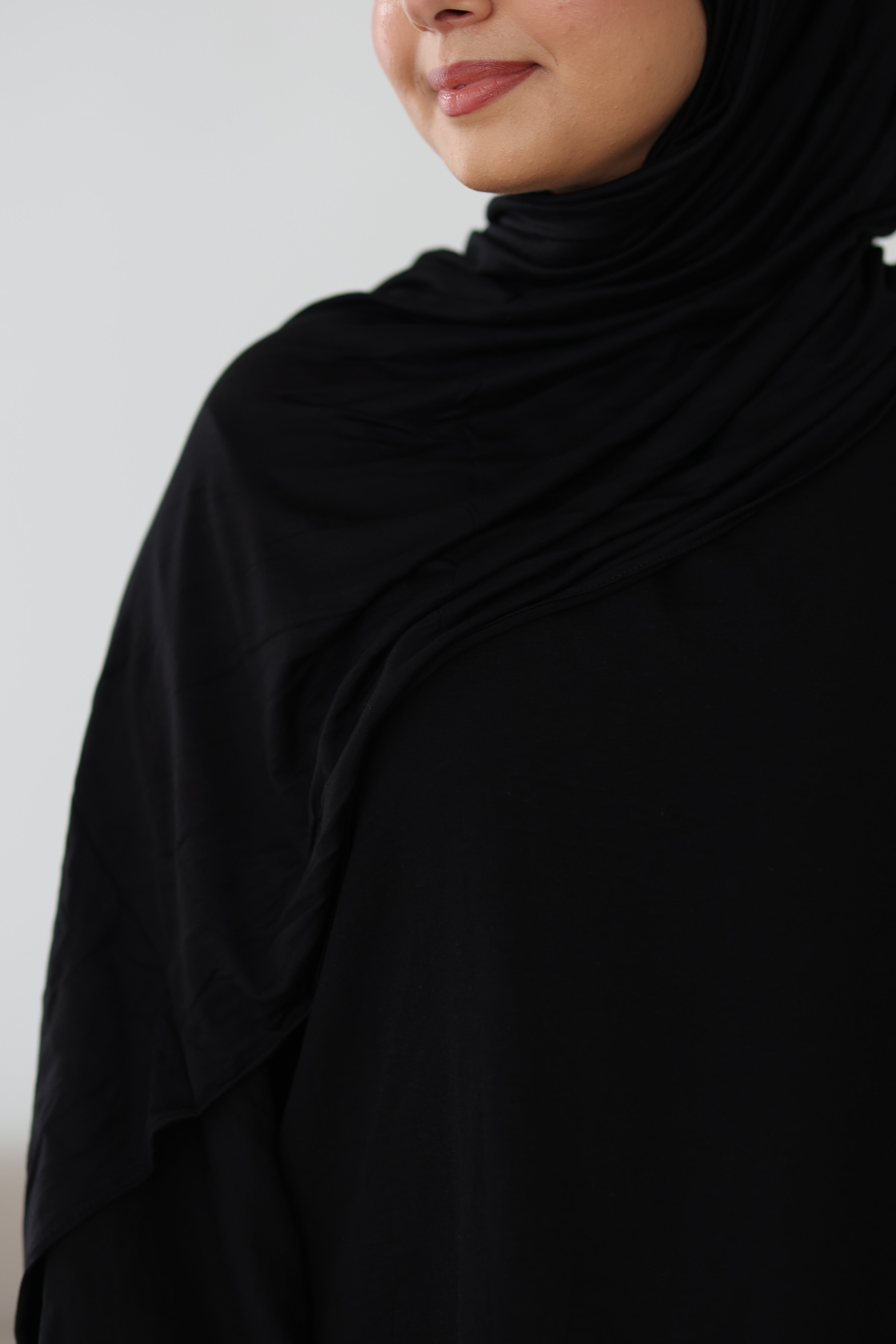 Premium Jersey in Schwarz