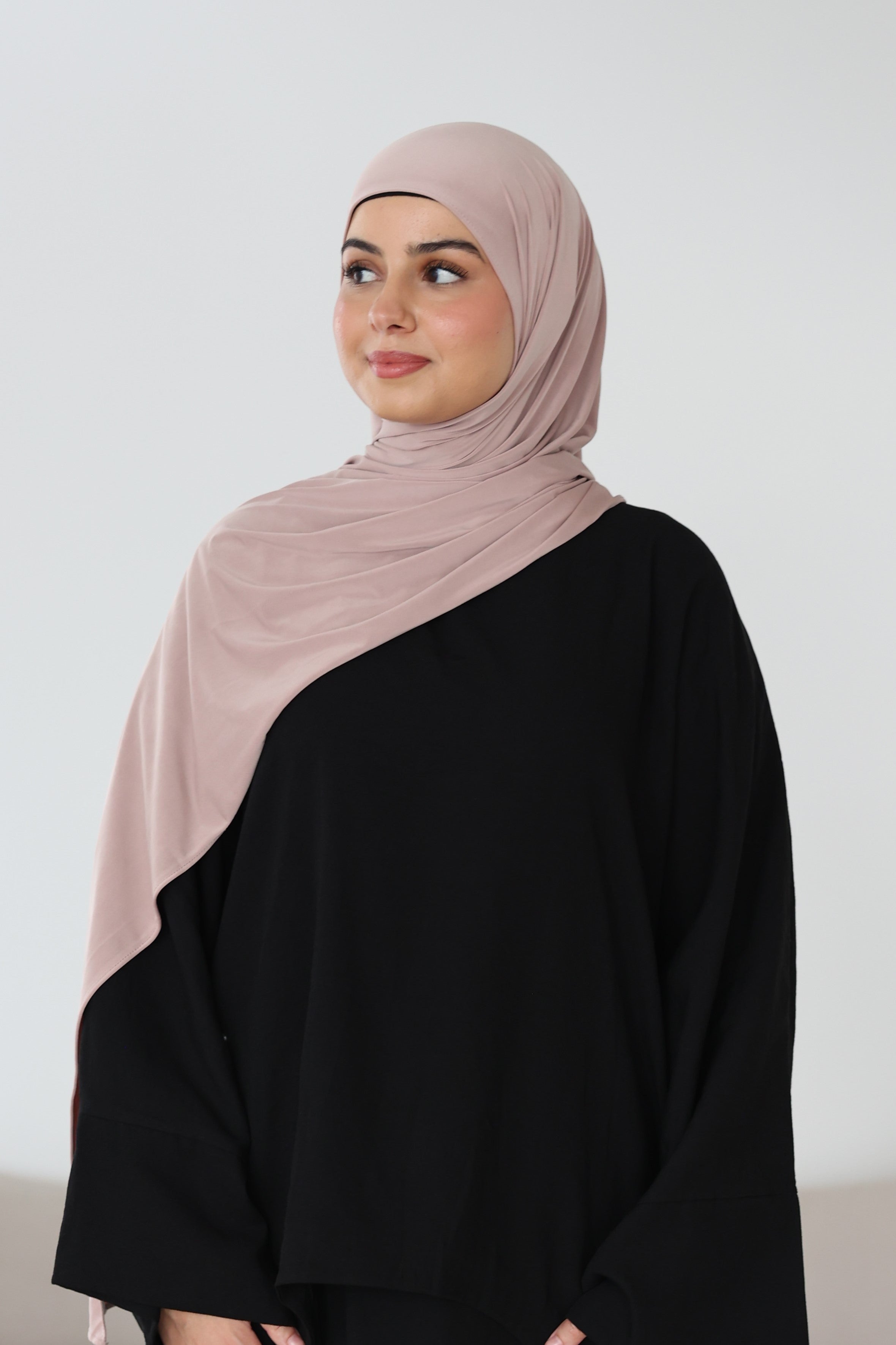 Liquid Jersey in Chai Rose